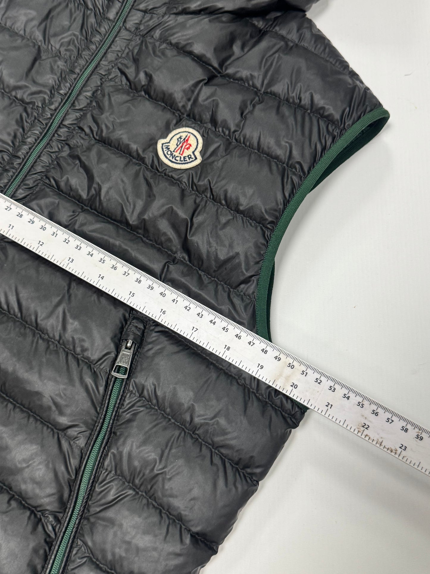 Moncler Hooded down gilet (S)