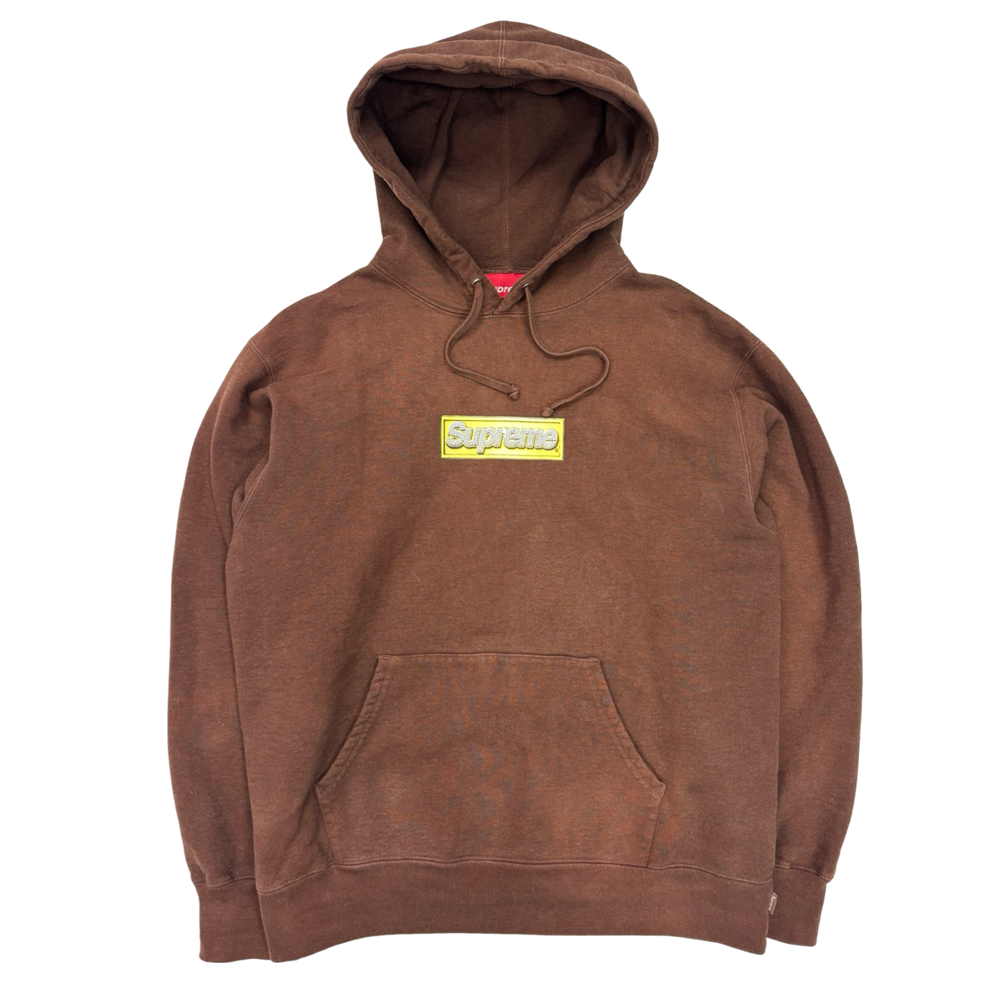 Supreme bling box logo hoodie (M)