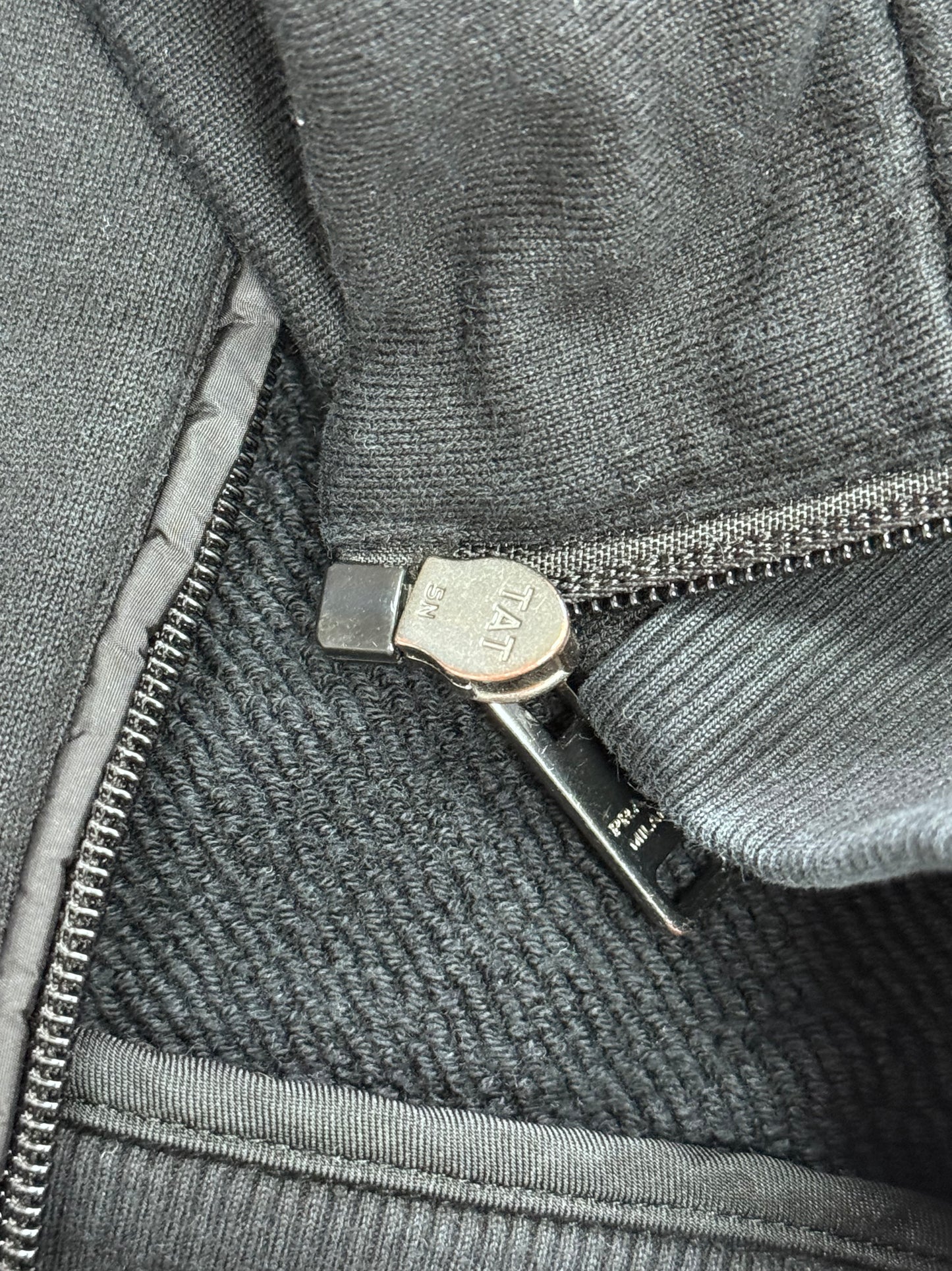 Prada sport nylon panel zip up hoodie (M)