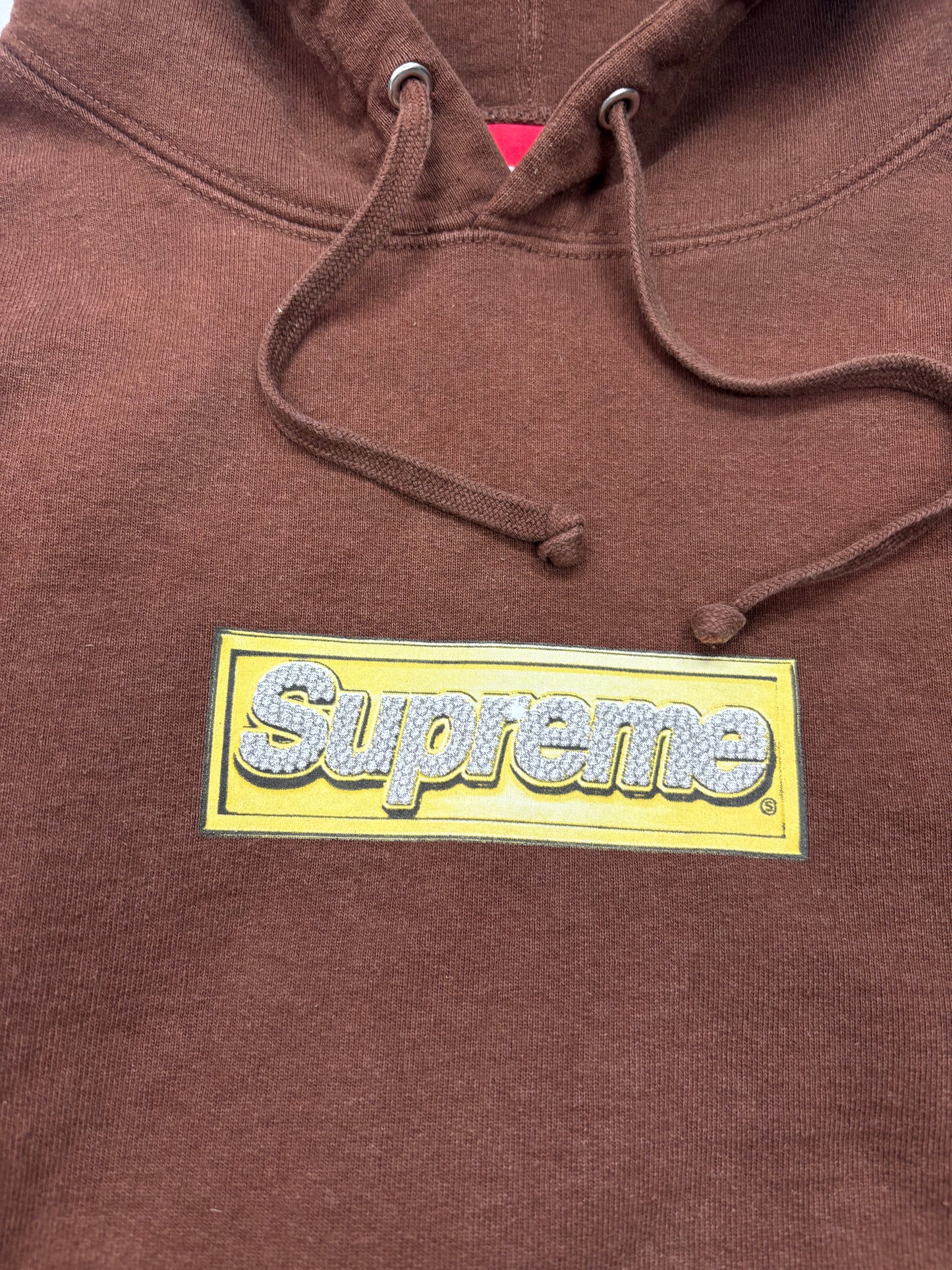 Supreme bling box logo hoodie (M)