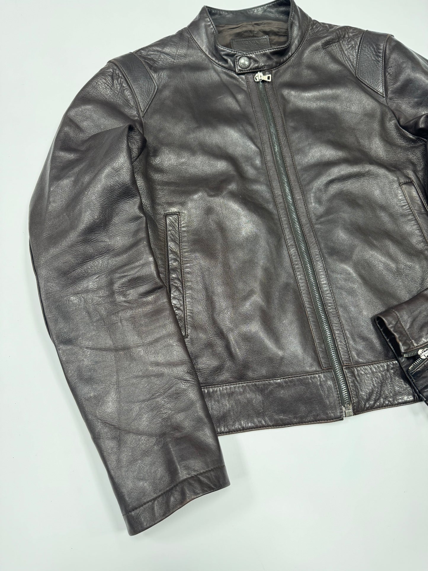 Prada Milano leather jacket (M)