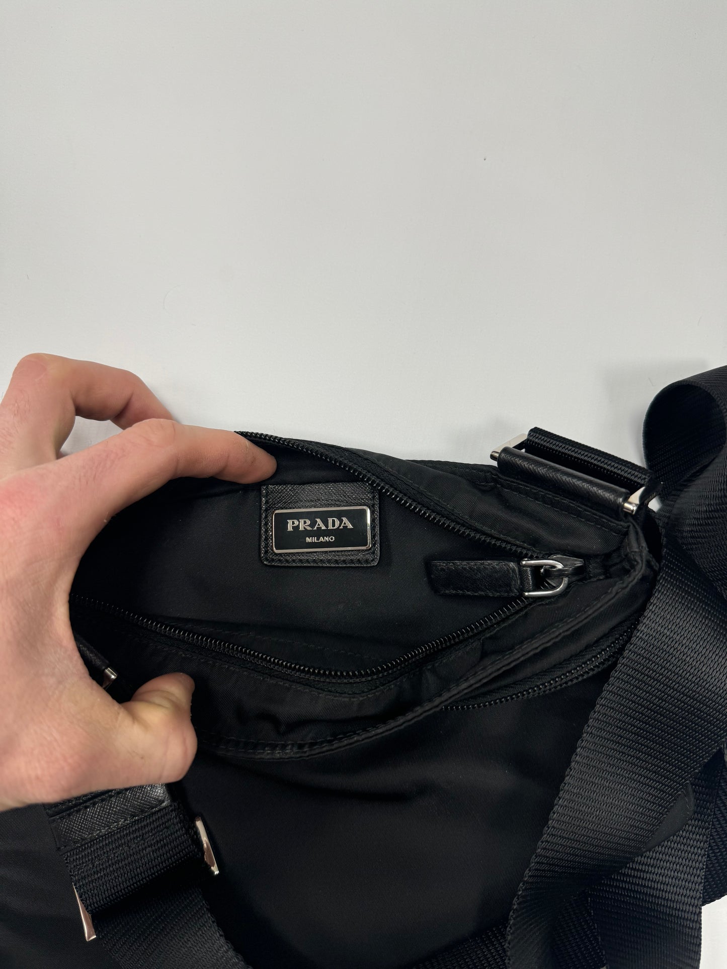 Prada Milano nylon shoulder bag (OS)