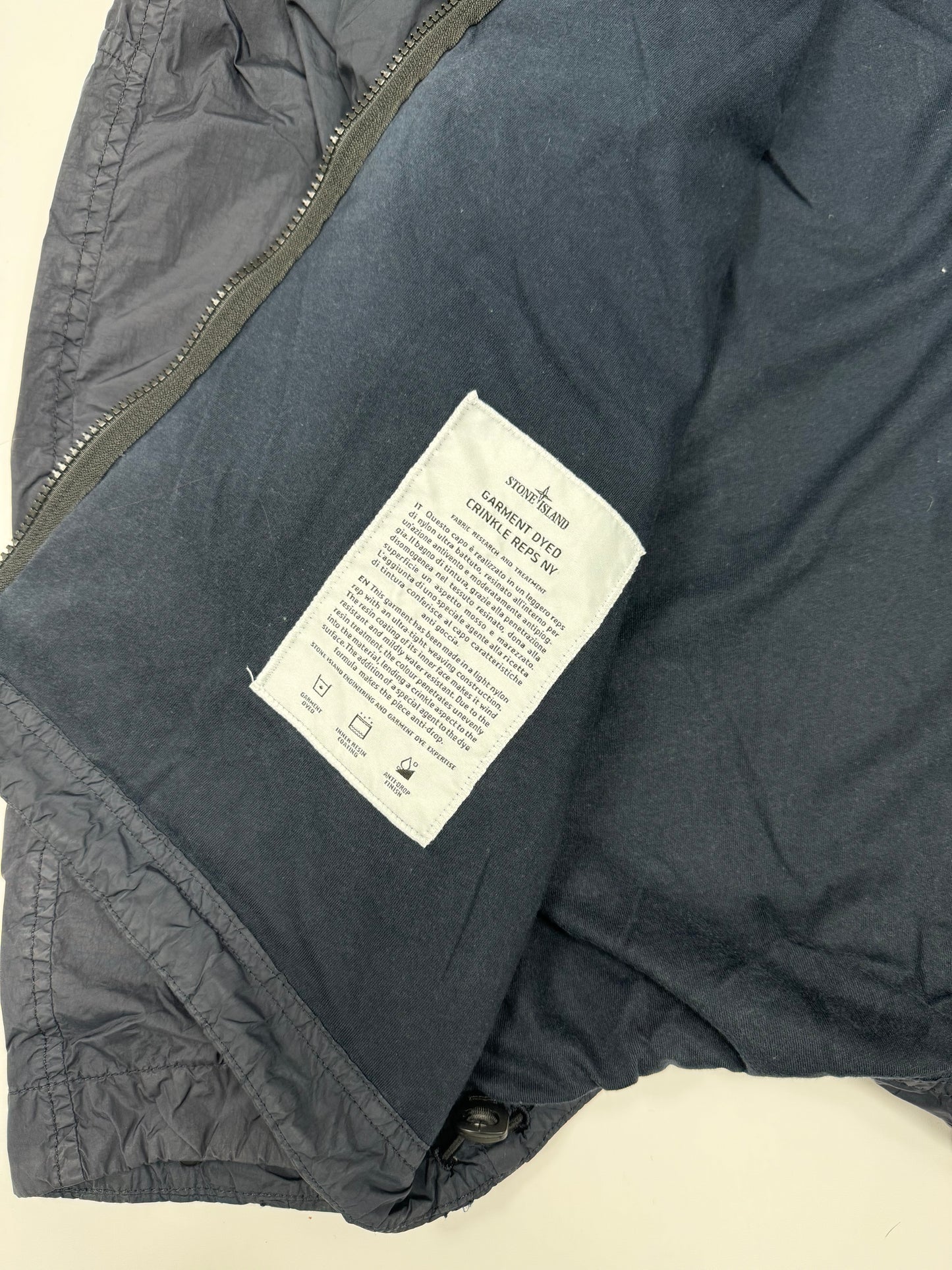 Stone island garment dyed crinkle reps jacket (XL)