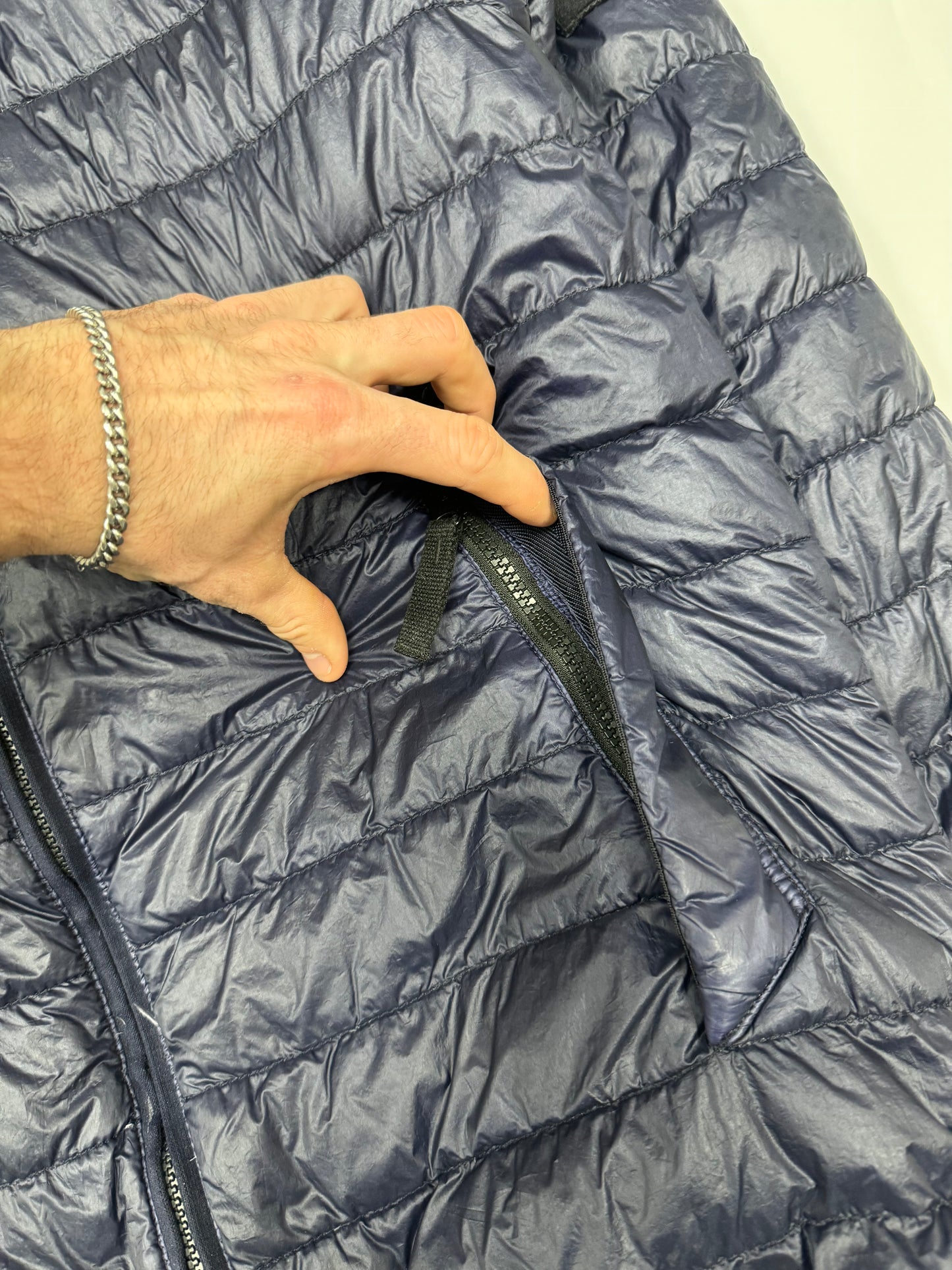 Stone island garment dyed down puffer jacket (XL)