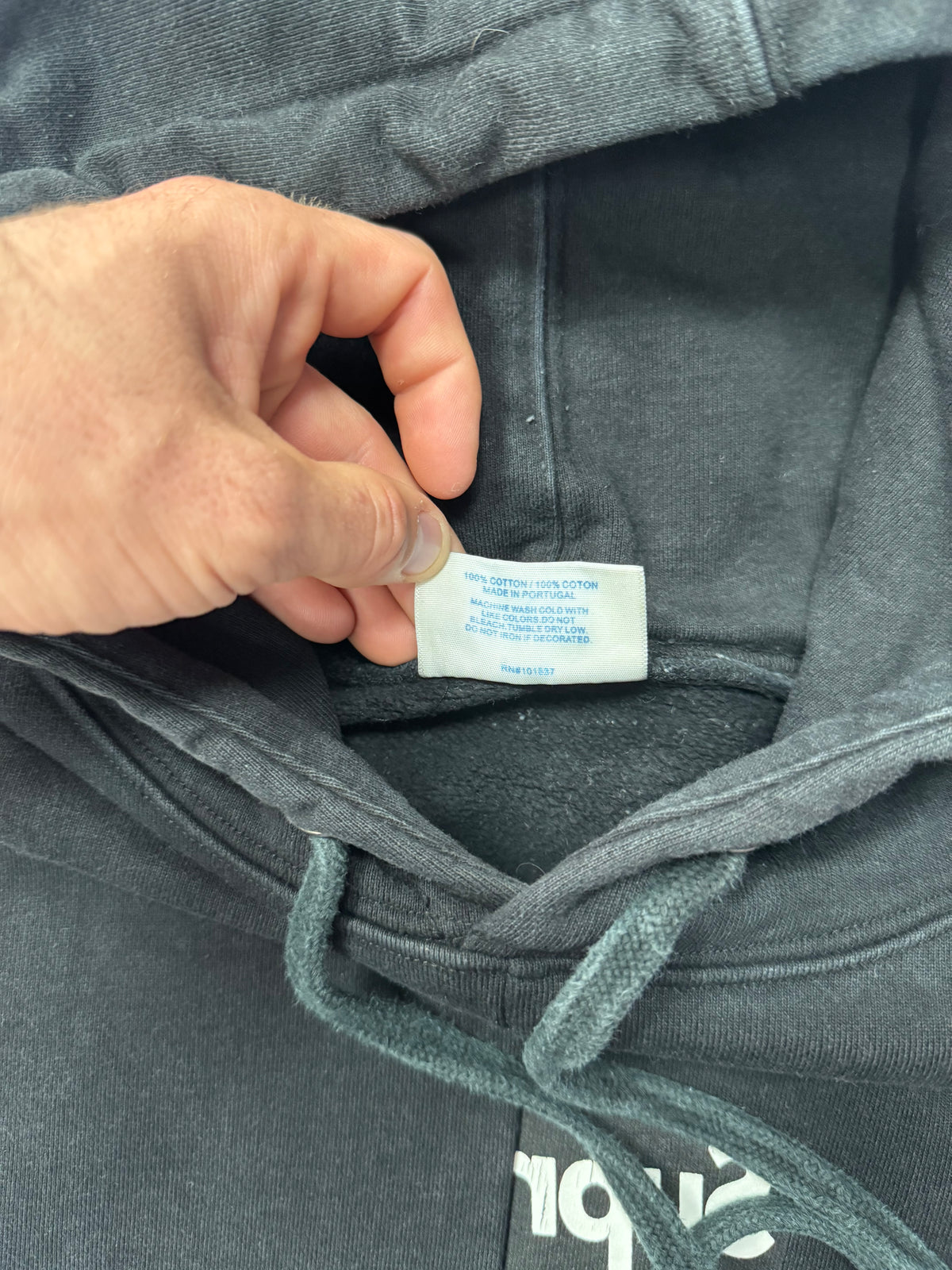 Supreme x comme des garçon split box logo hoodie (M)