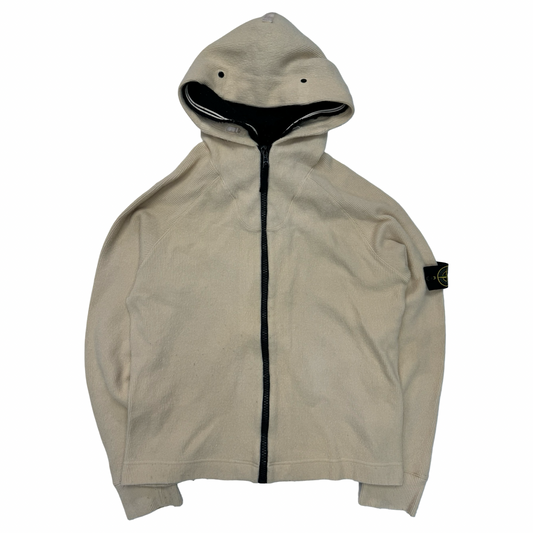 Stone island full zip knit hoodie (L)