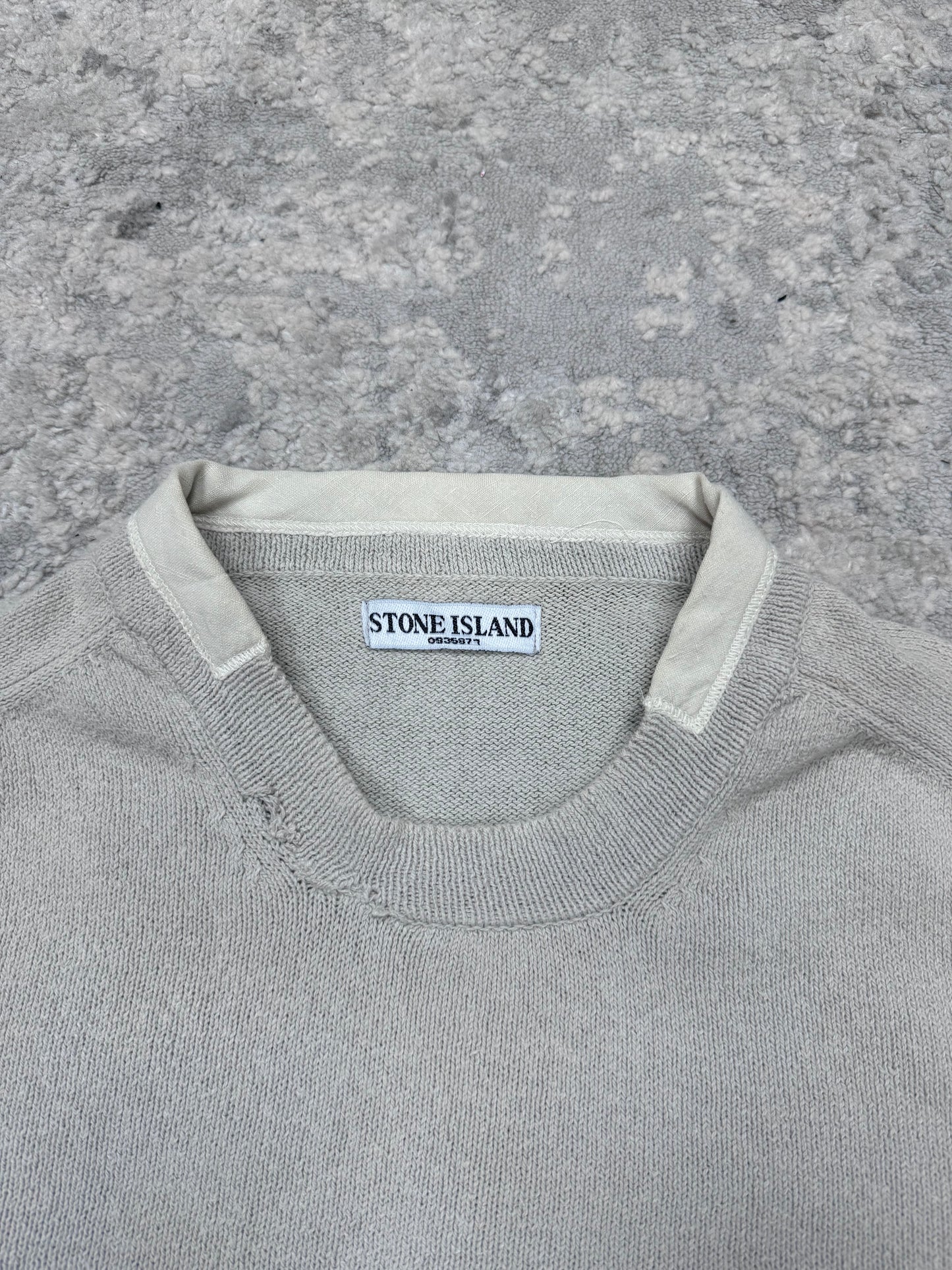 Stone island knit sweatshirt (L)
