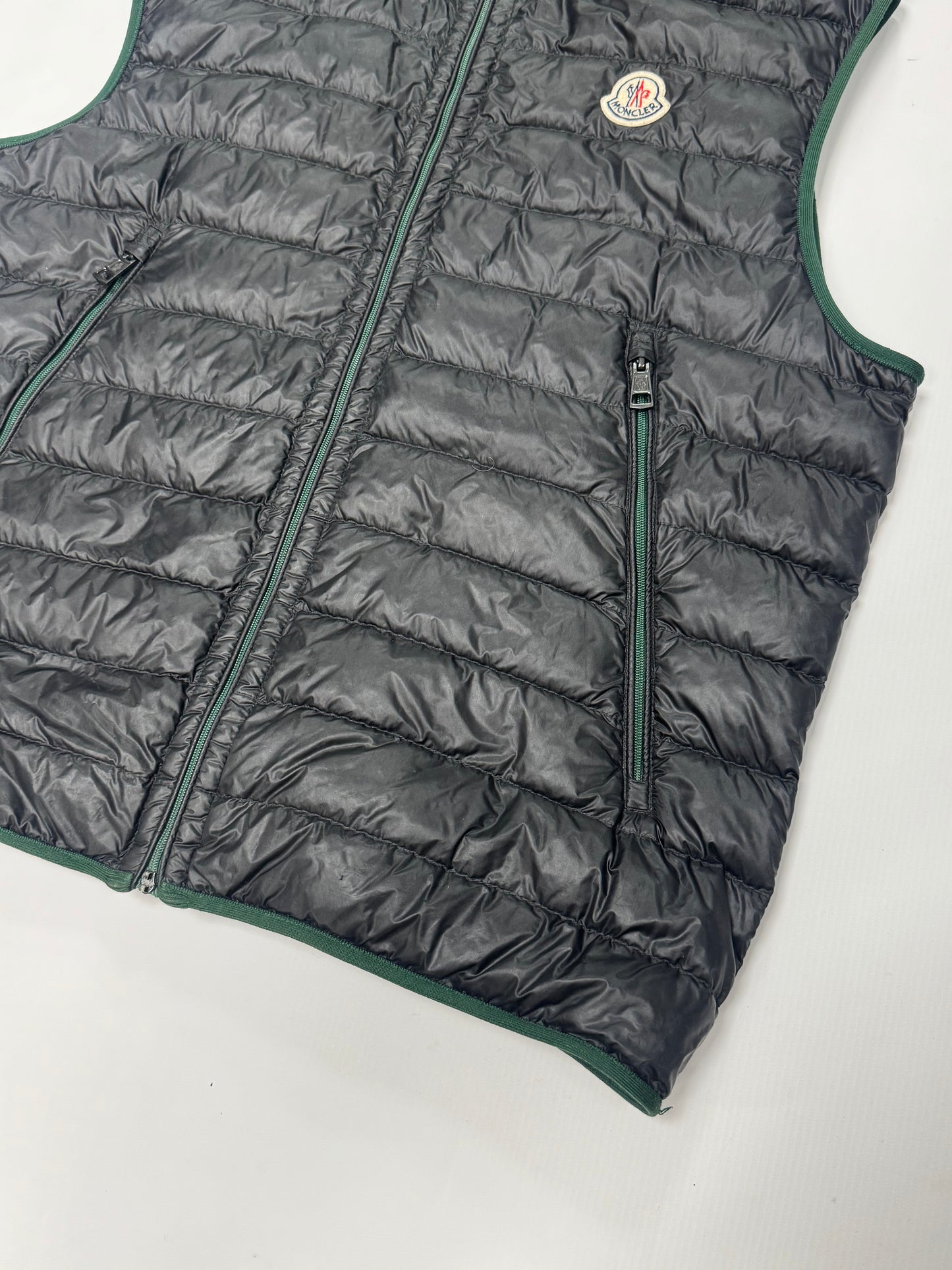 Moncler Hooded down gilet (S)