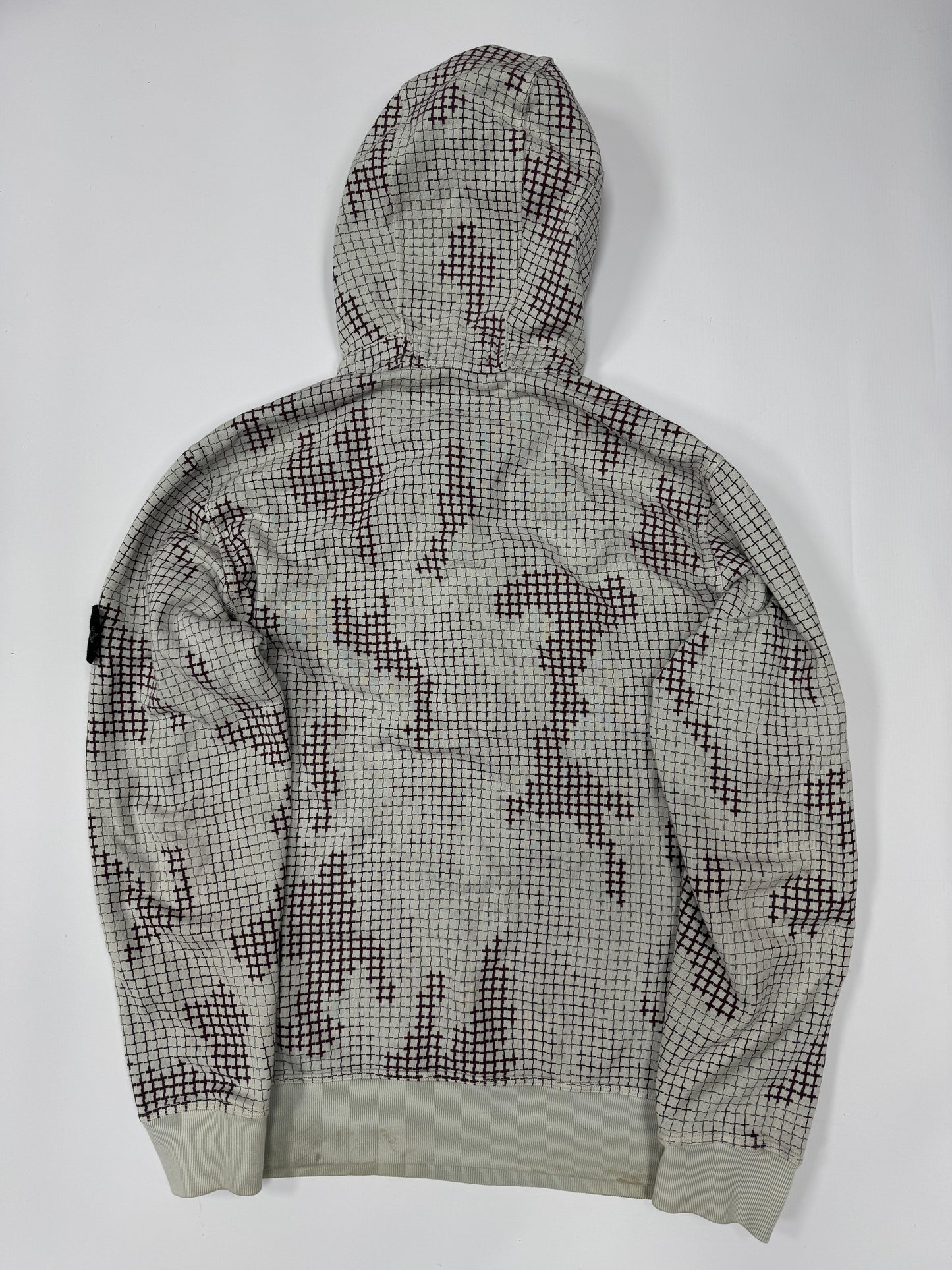 Stone island grid camo hoodie (M)