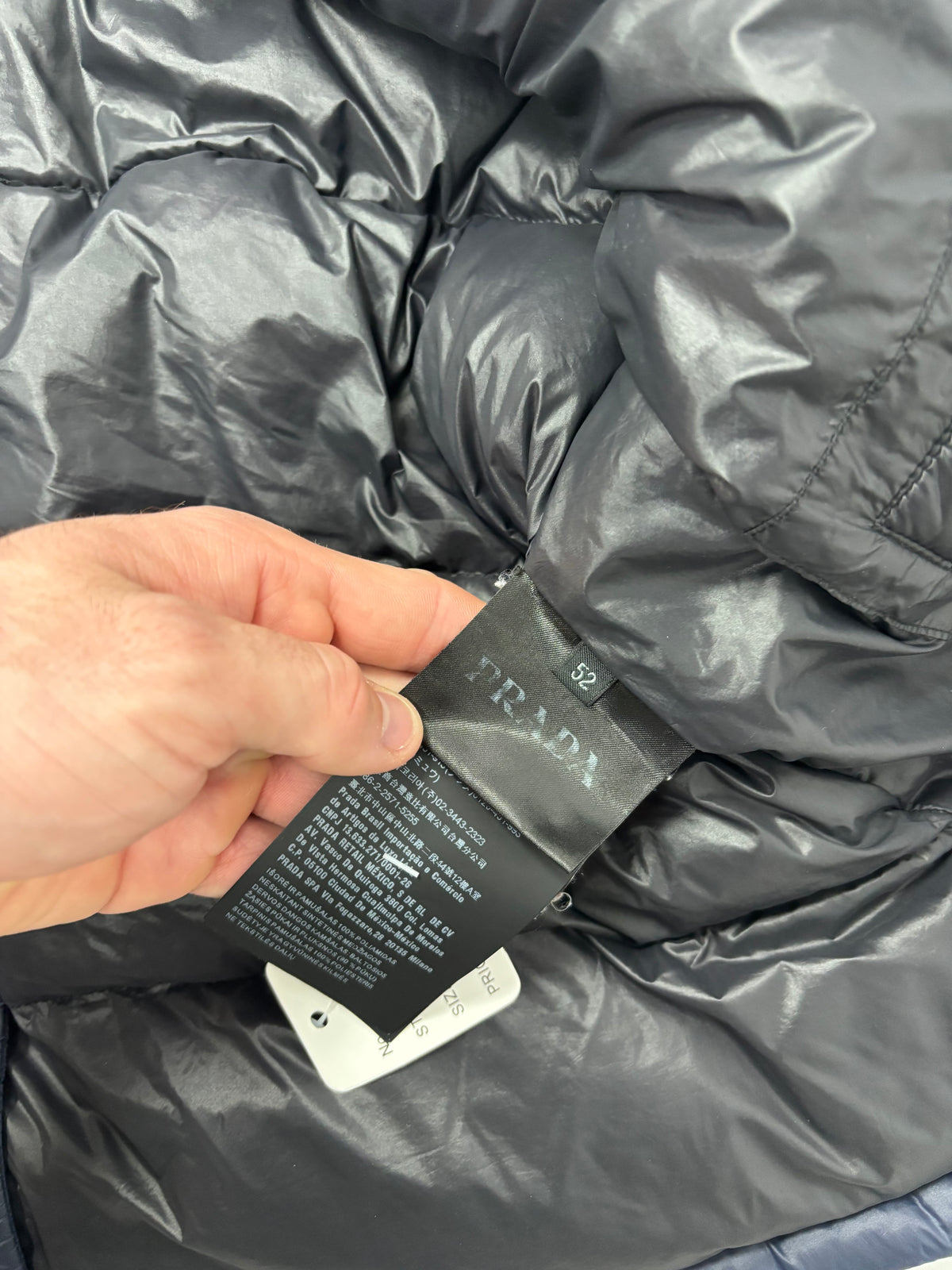 Prada Milano nylon down gilet (XL)