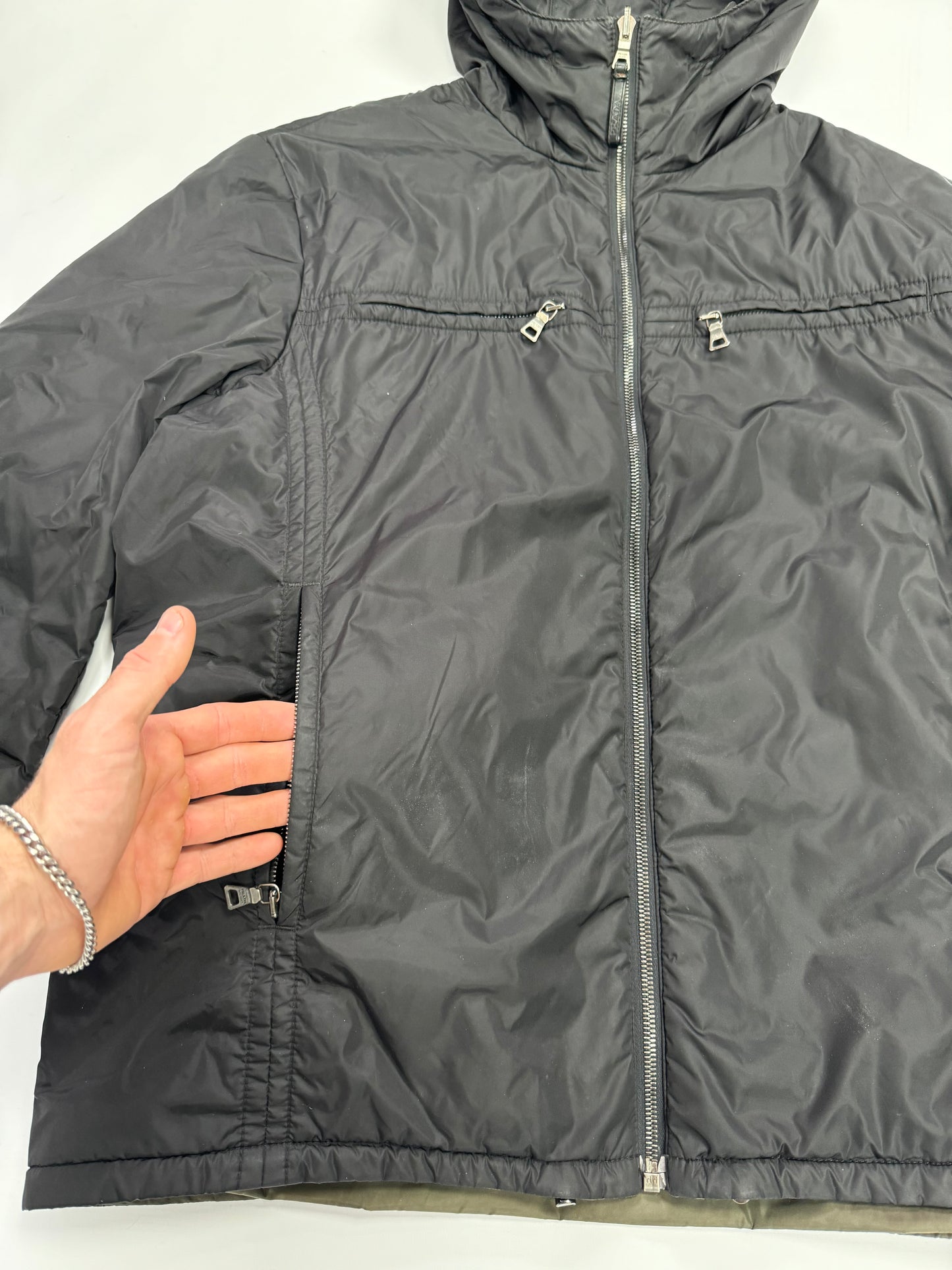 Prada sport nylon reversible jacket (L)