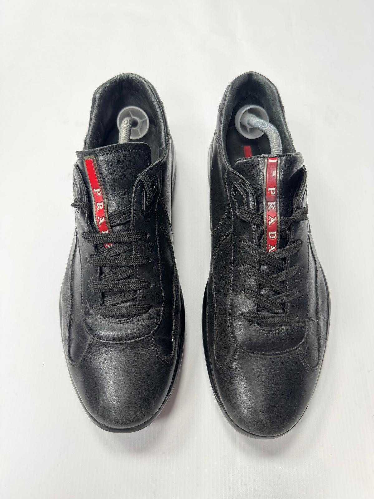 Prada America cup black leather (11.5)