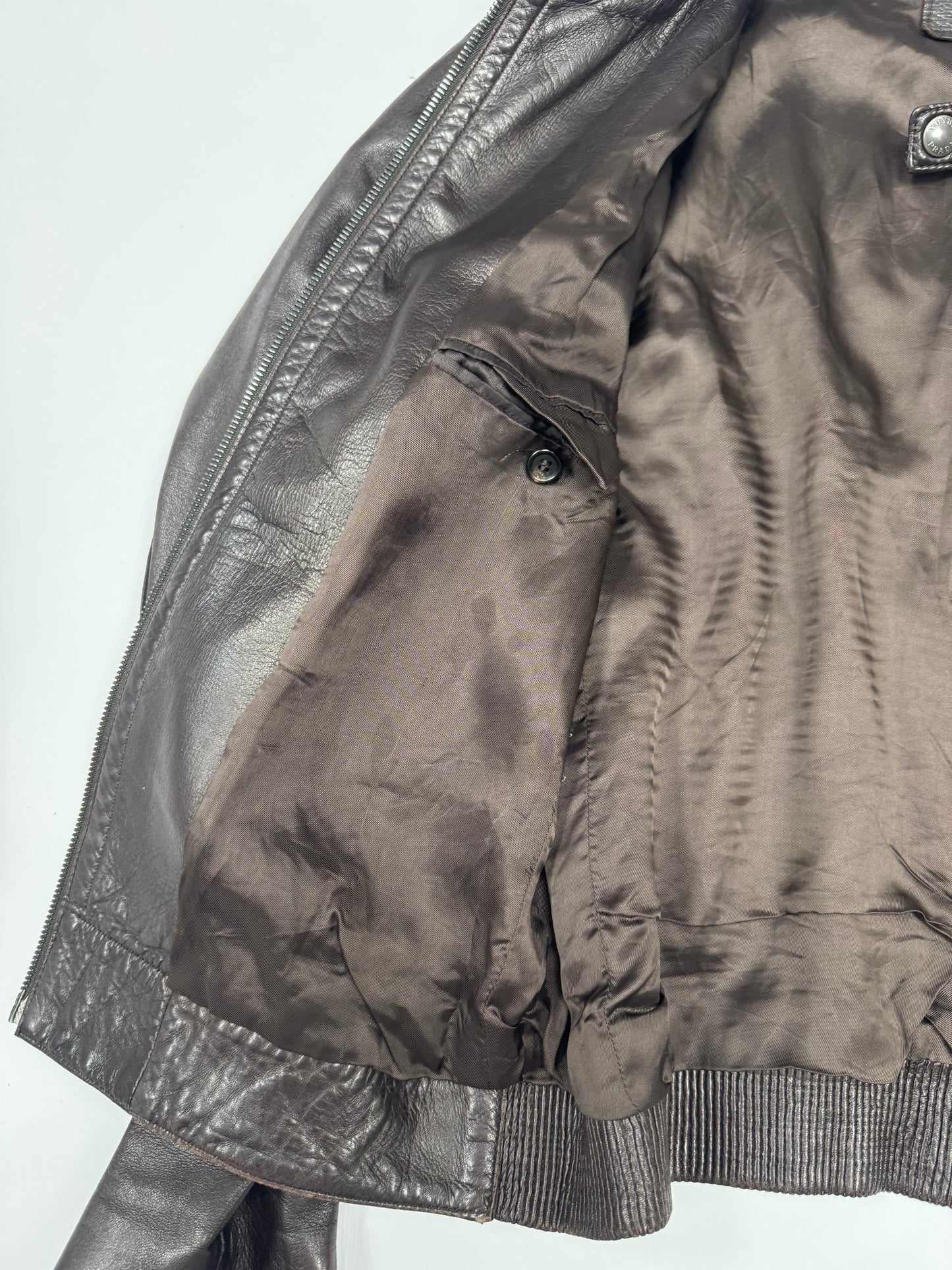 Prada Milano leather jacket (M)