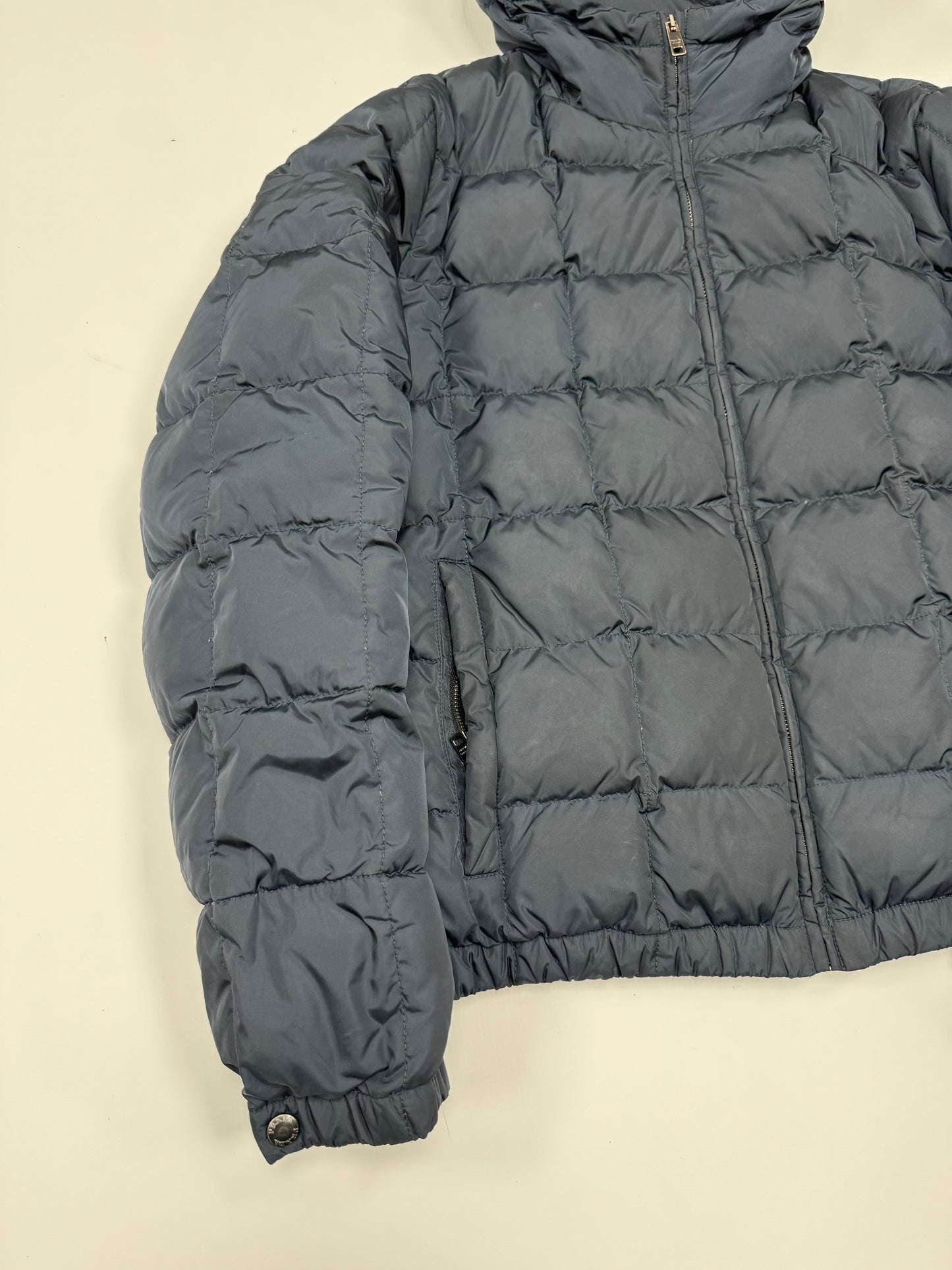 Prada Milano nylon square panel down jacket (L)