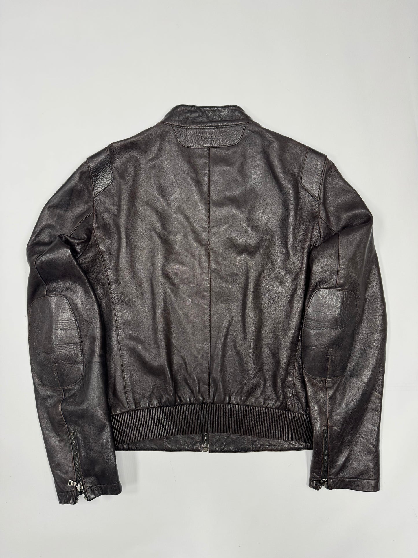 Prada Milano leather jacket (M)
