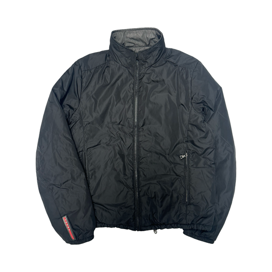 Prada sport nylon padded reversible jacket (L)