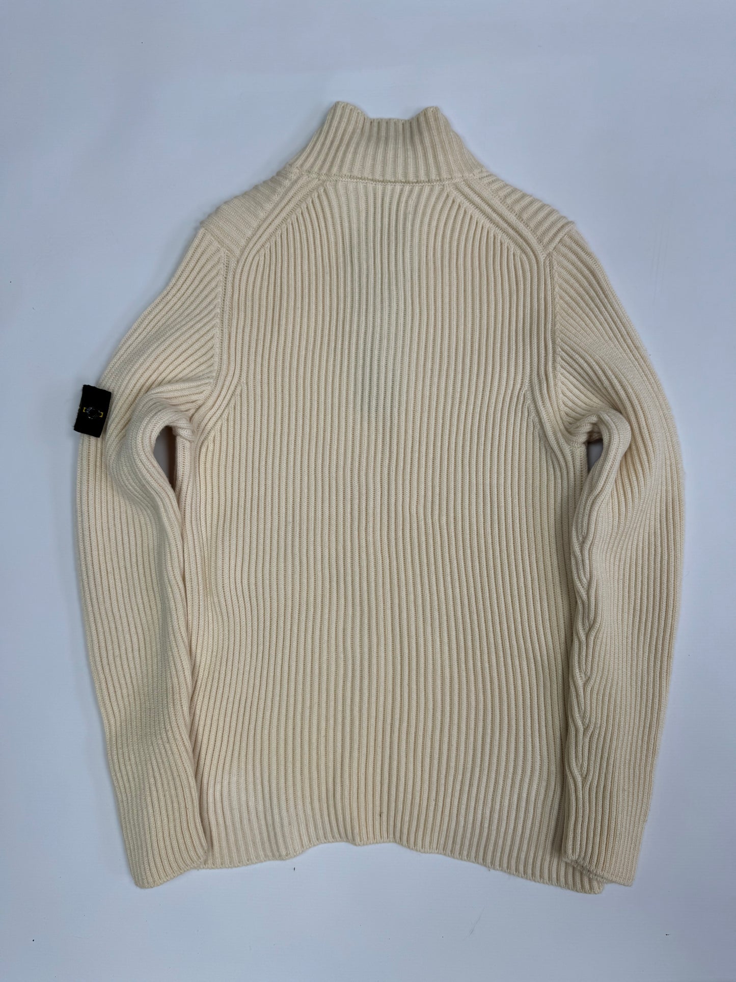 Stone island quarter zip knit (L)