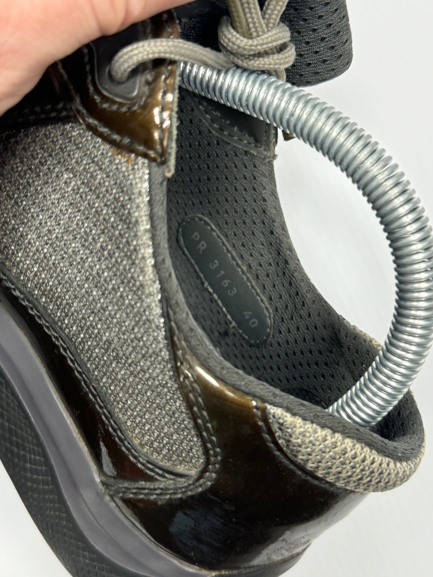 Prada patent America cup (7.5)