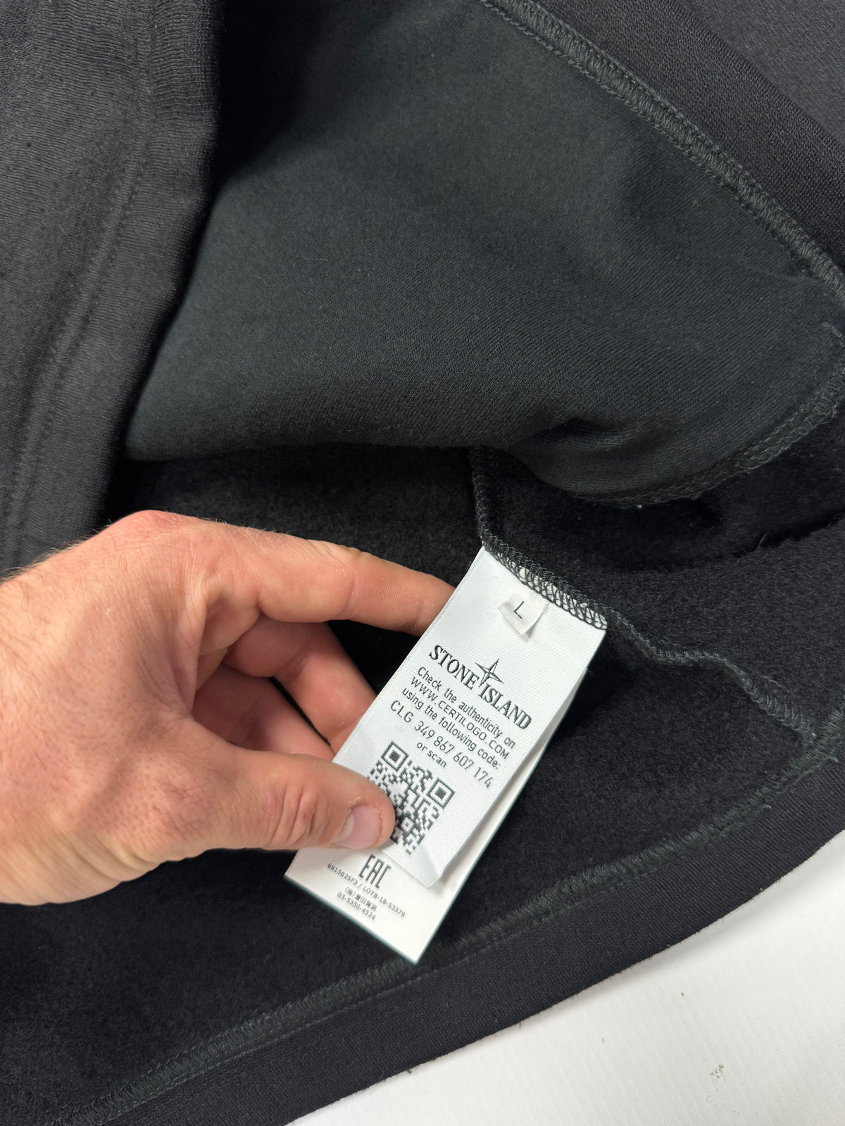 Stone island shadow project wool hoodie (L)