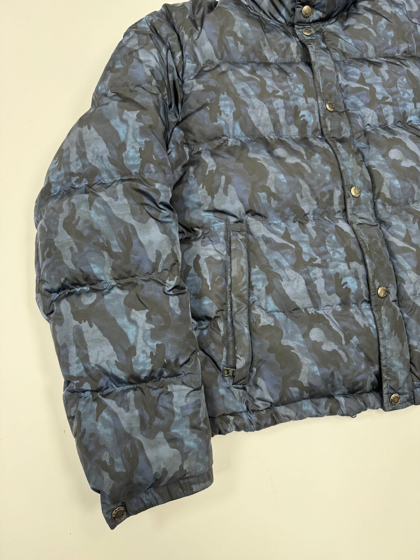 Prada Milano camo down puffer jacket (L)