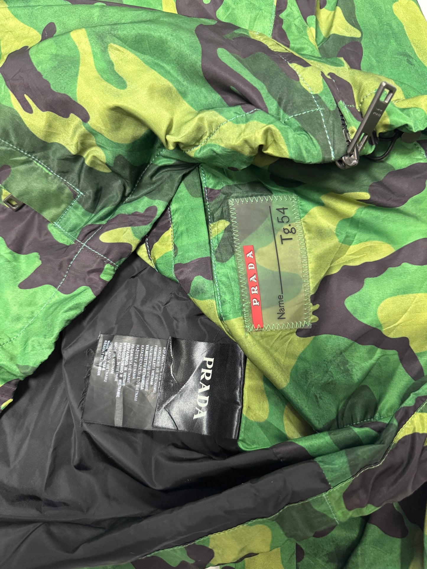 Prada Milano camo nylon jacket (L)
