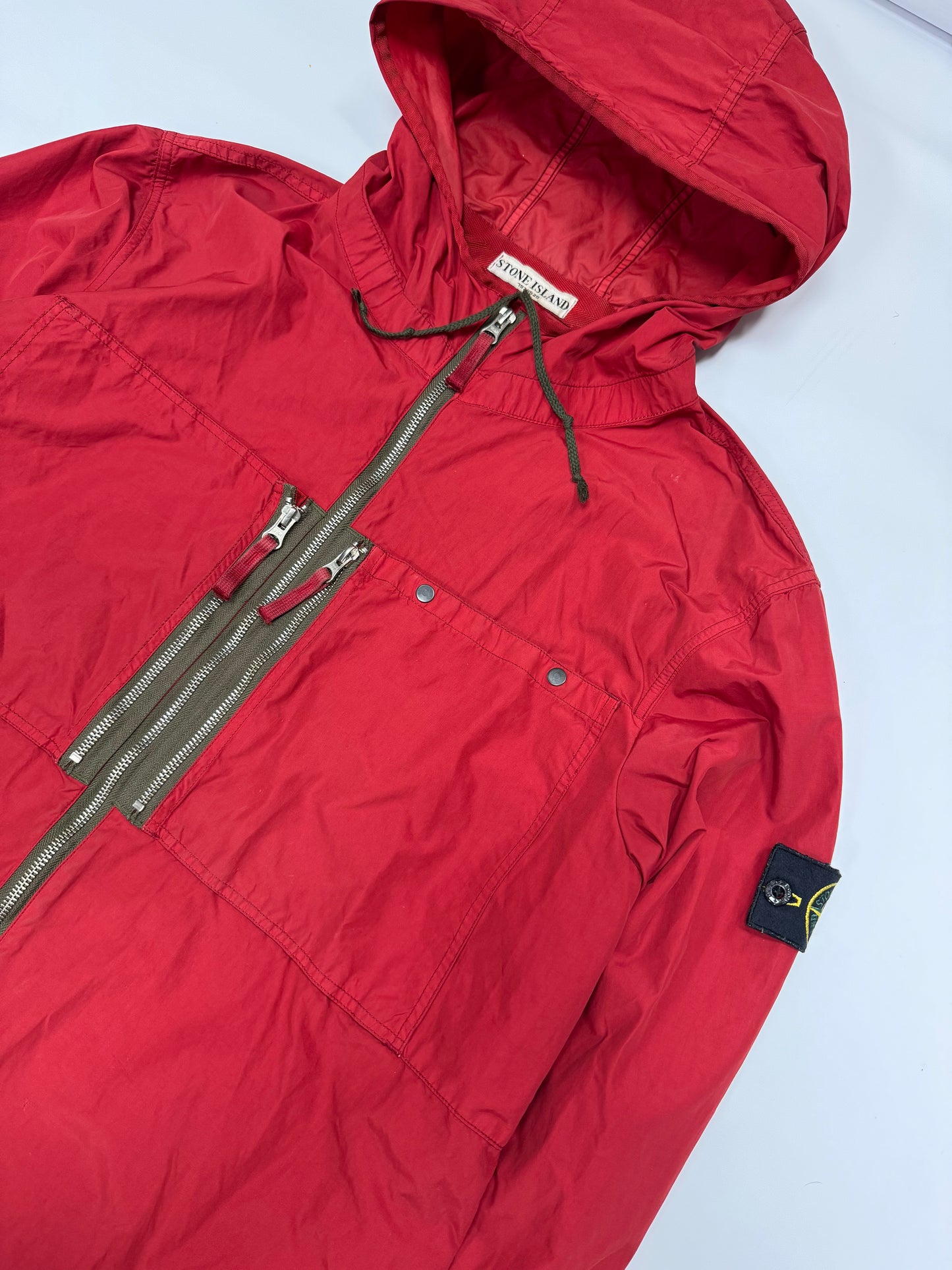 Stone island waxed cotton jacket (XL)