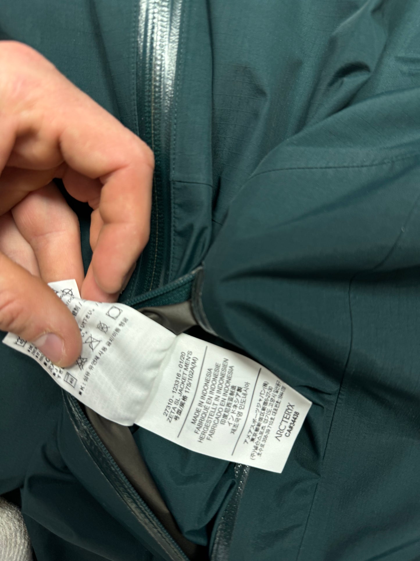 Arcteryx zeta SL jacket (M)