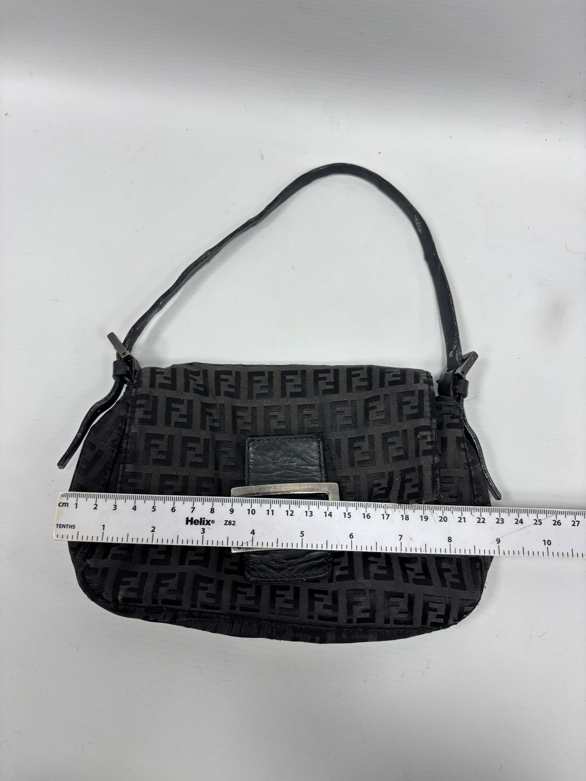 Fendi Zucca mini FF baguette shoulder bag