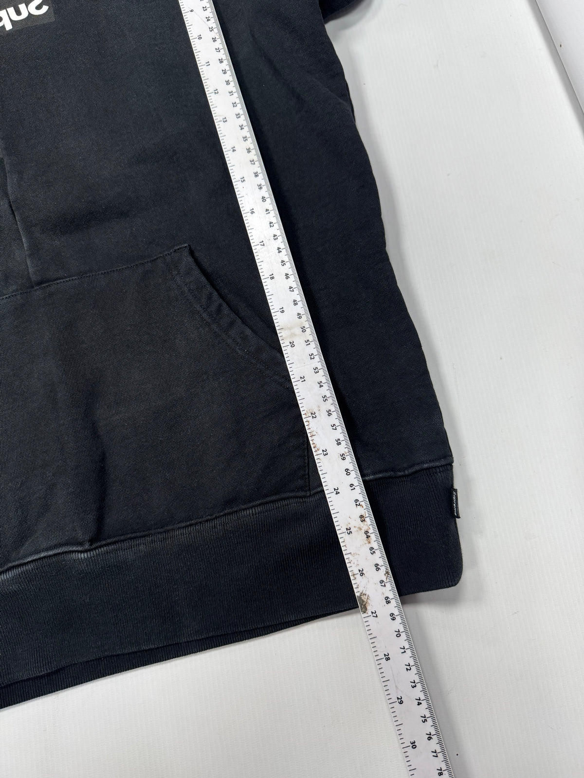 Supreme x comme des garçon split box logo hoodie (M)