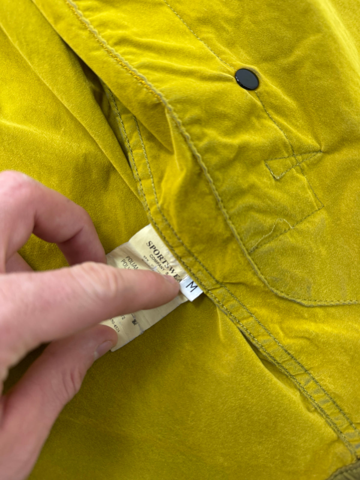 Stone island nylon hooded jacket ( M)