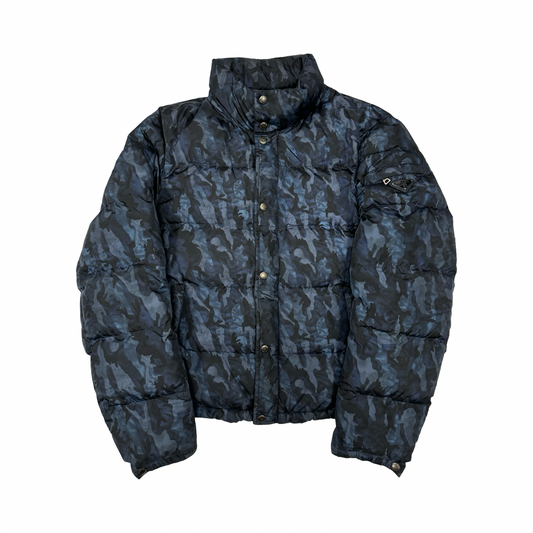 Prada Milano camo down puffer jacket (L)