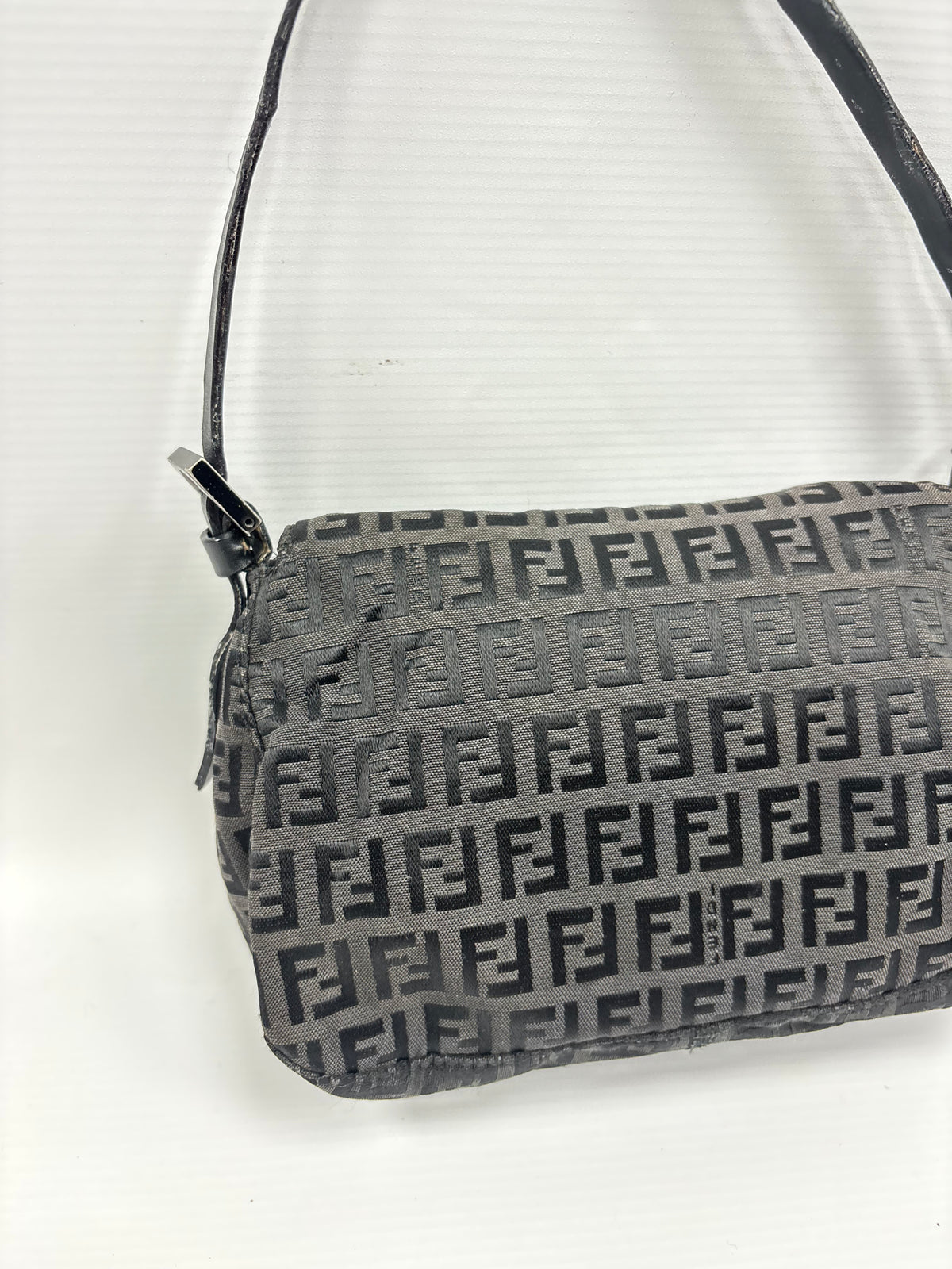 Fendi Zucca mini FF baguette shoulder bag
