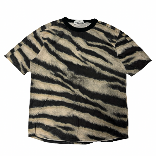Stone island white tiger camo T shirt (M)