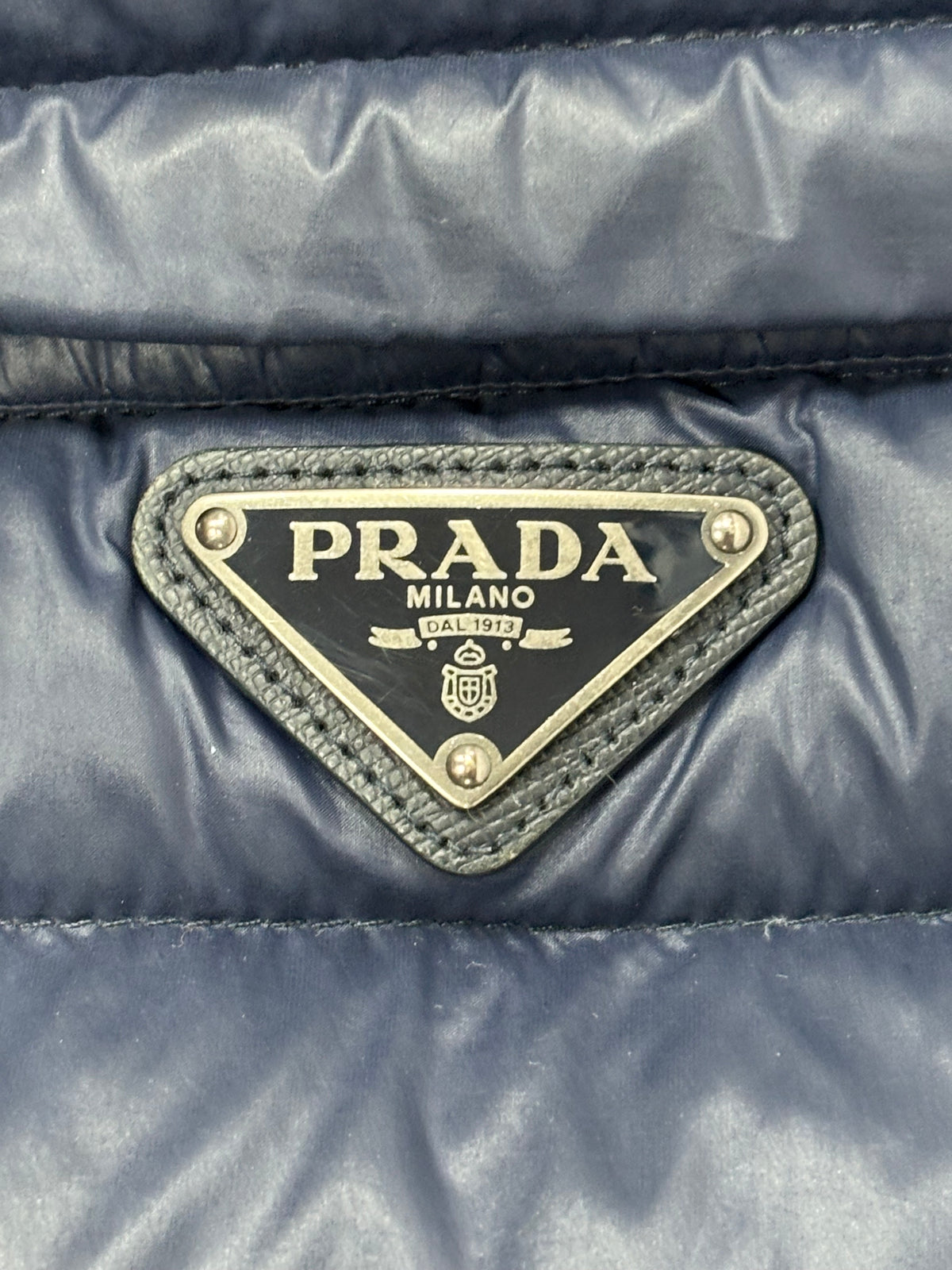 Prada Milano nylon down gilet (XL)