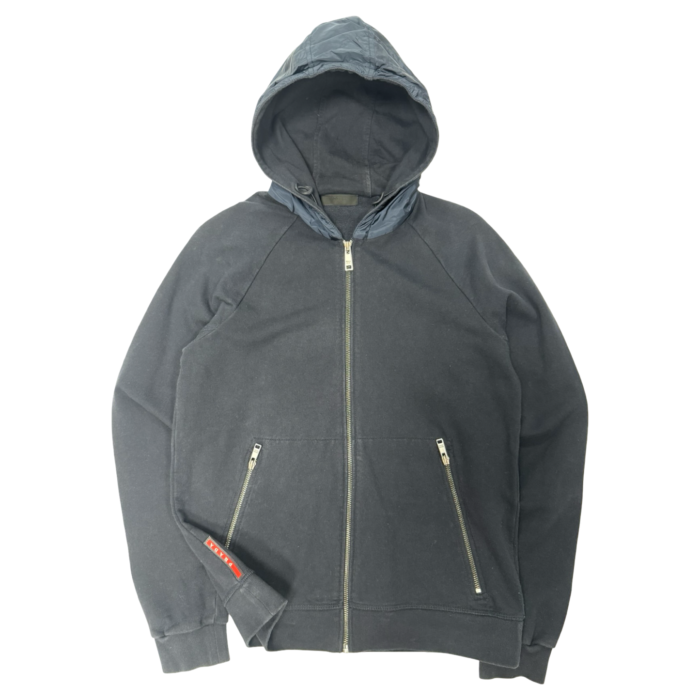 Prada sport zip up hoodie (S)