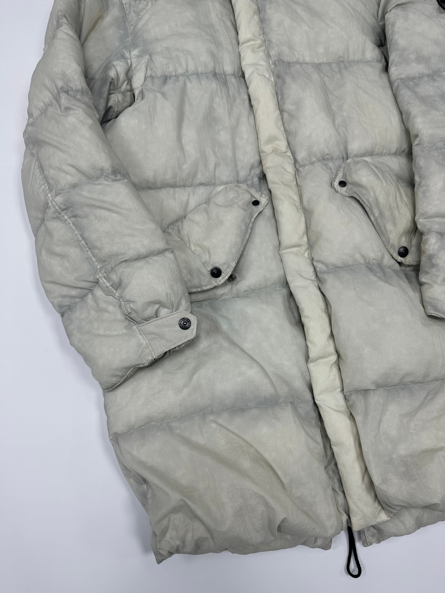 Stone island opaque A/W 2006 mesh badge down jacket (L)