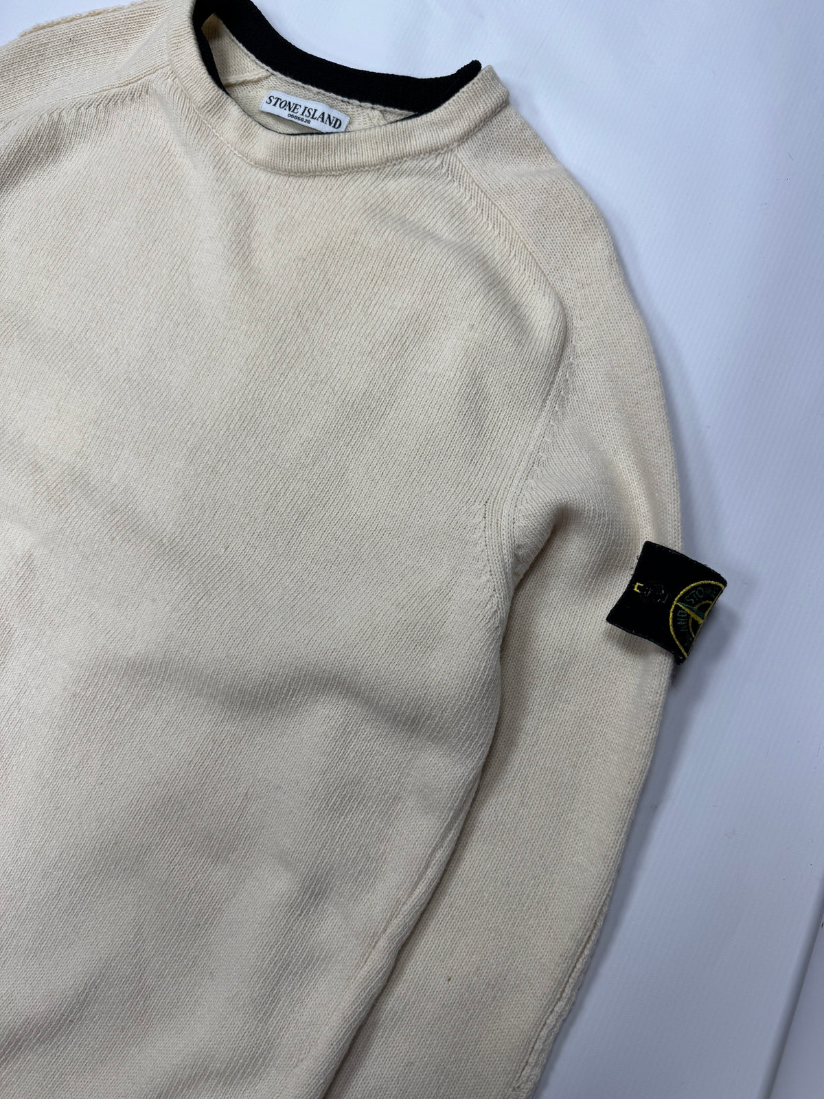 Stone island vintage knit sweatshirt (XL)