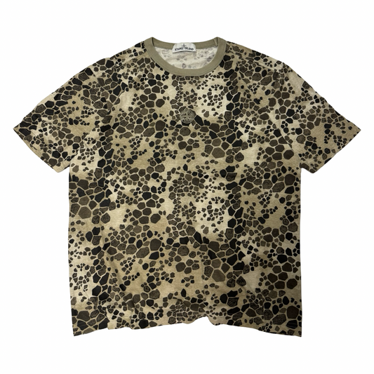 Stone island alligator camo T shirt (M)