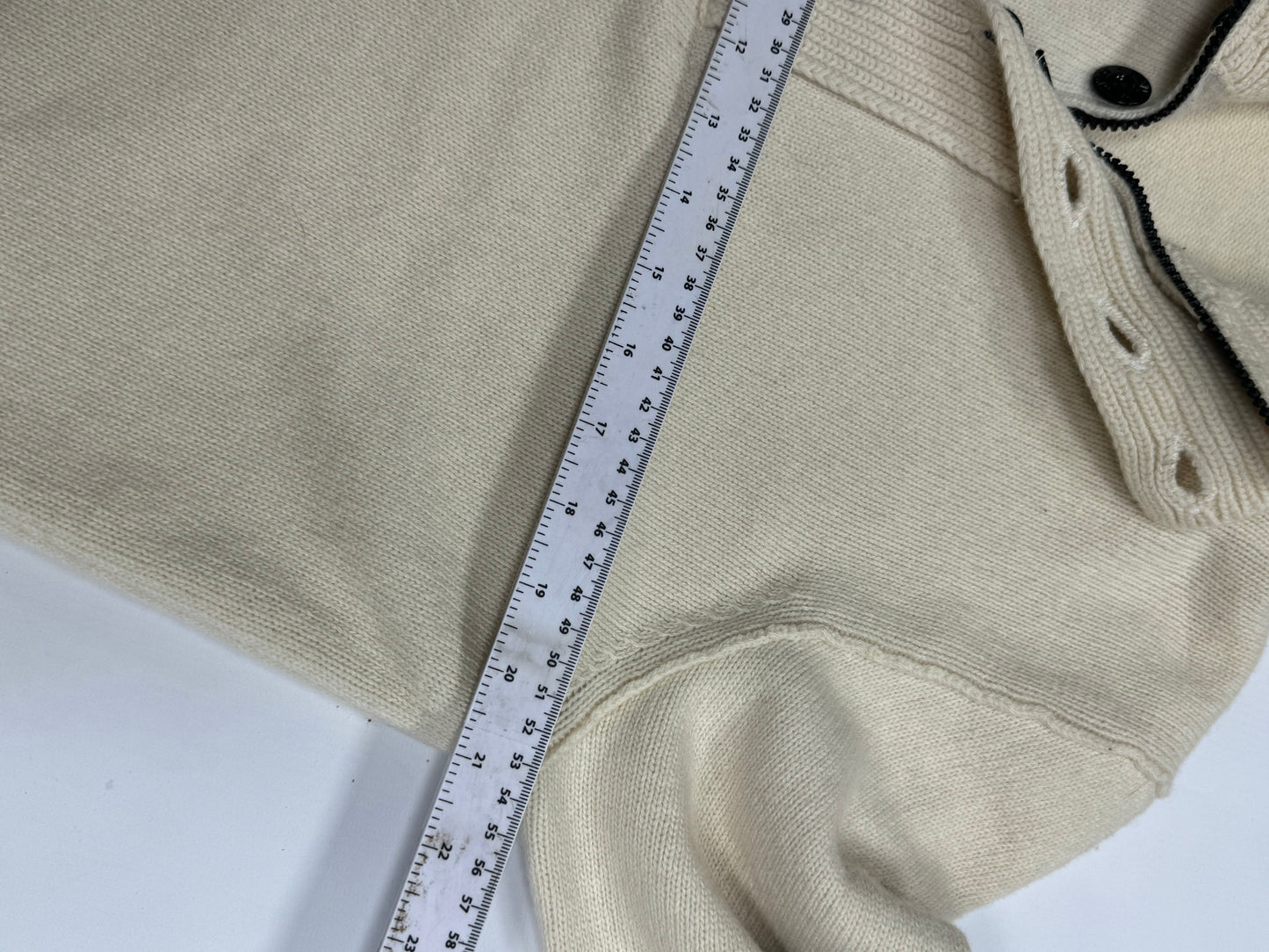 Stone island A/W 2010 quarter zip knit sweatshirt (M)