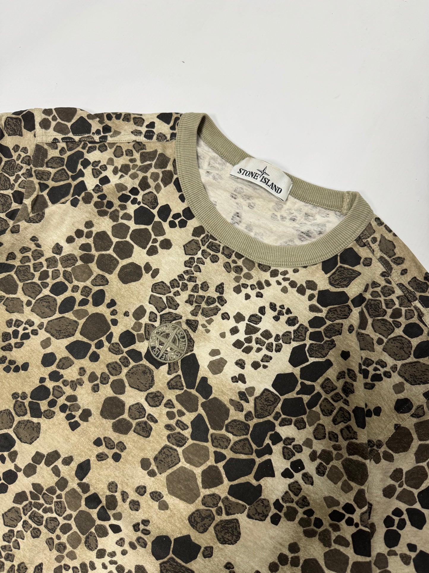 Stone island alligator camo T shirt (M)