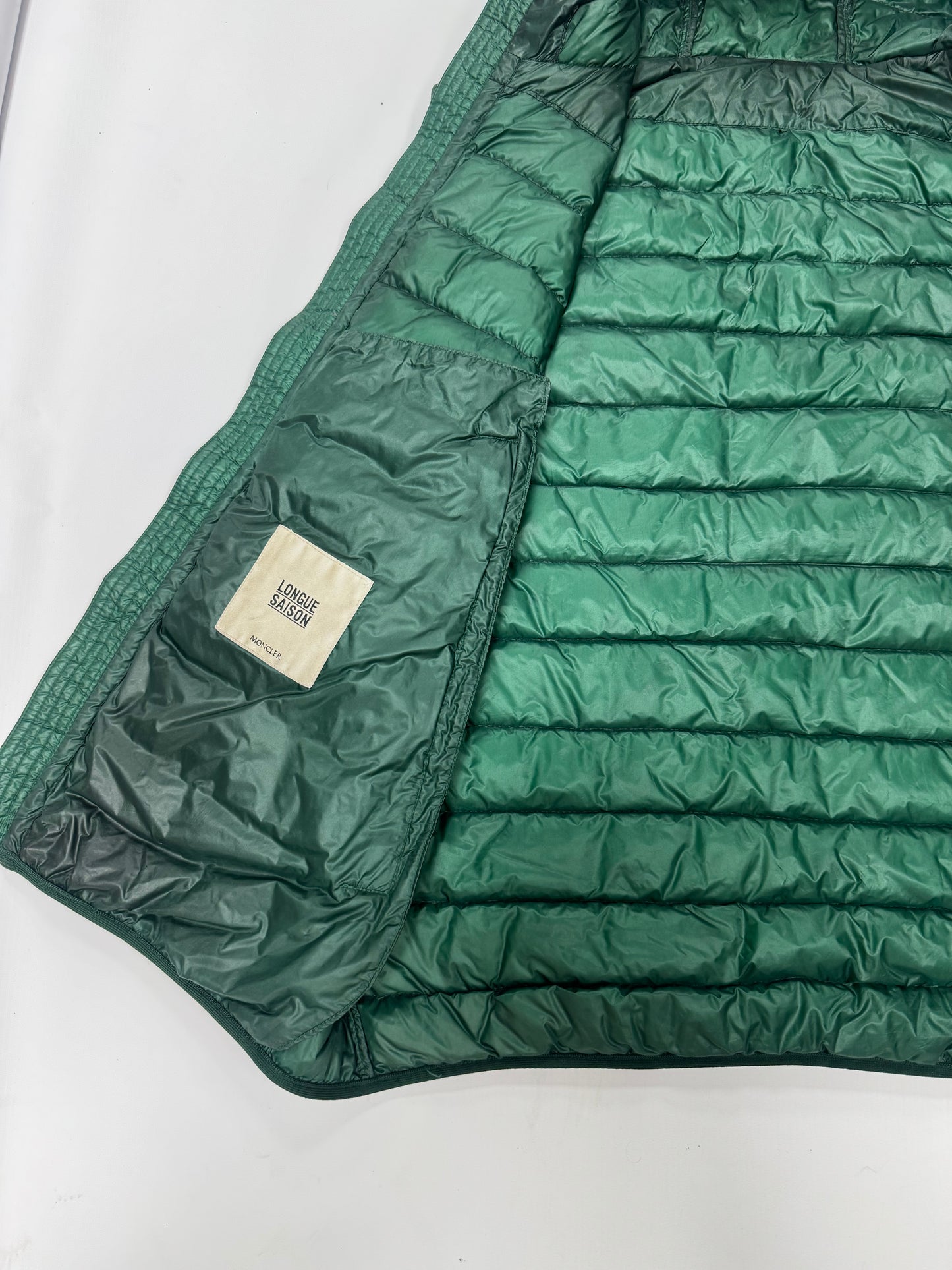 Moncler Hooded down gilet (S)