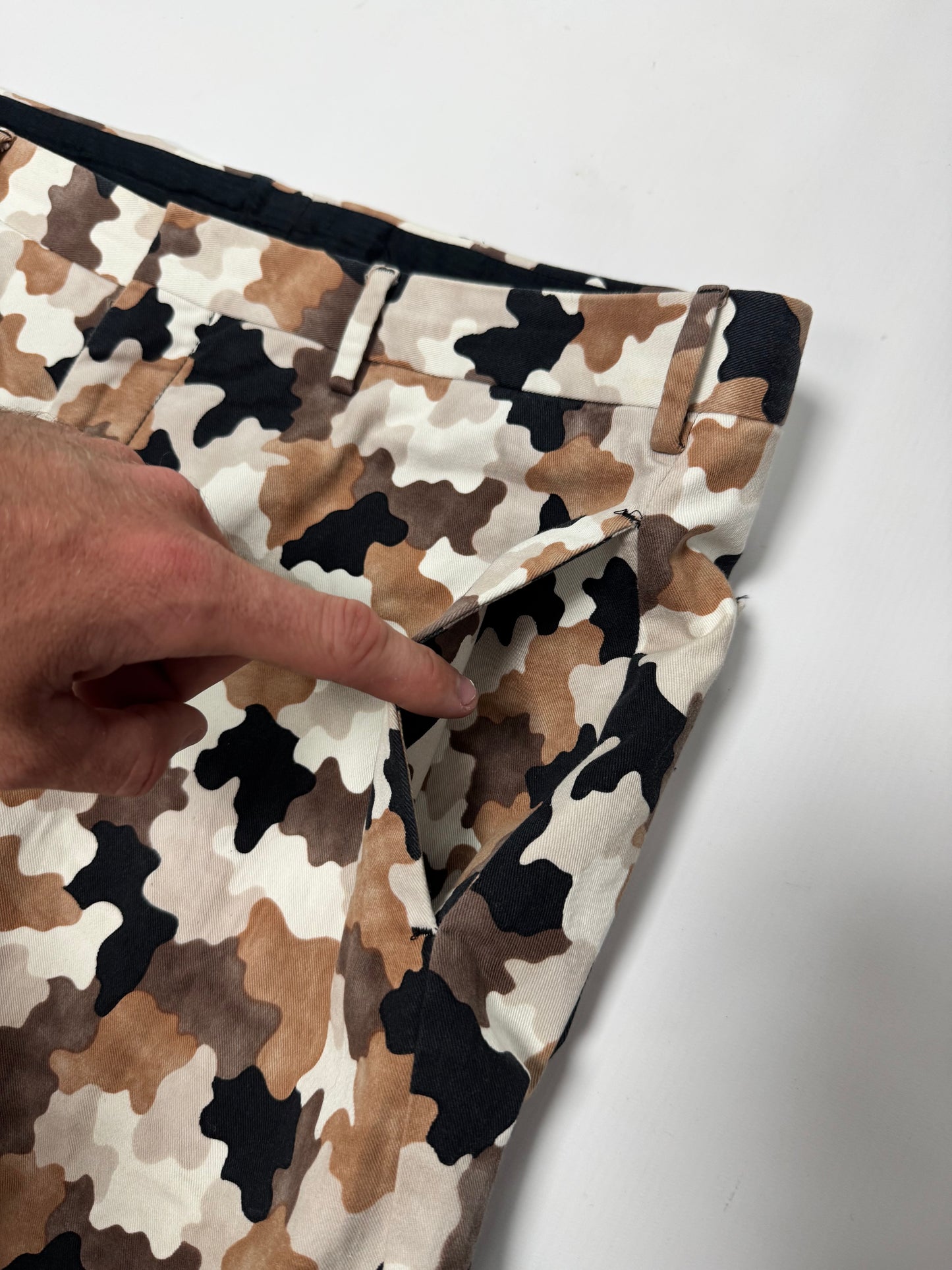 Prada sport camo Bermuda cargo shorts (L)