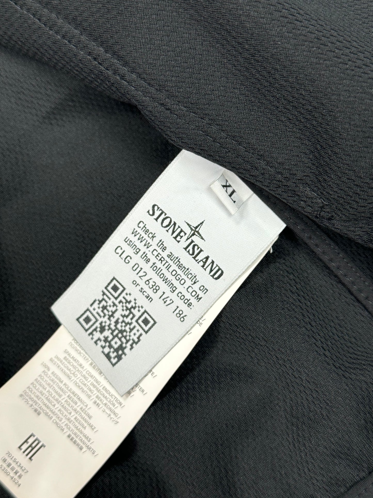 Stone island soft shell jacket (XL)