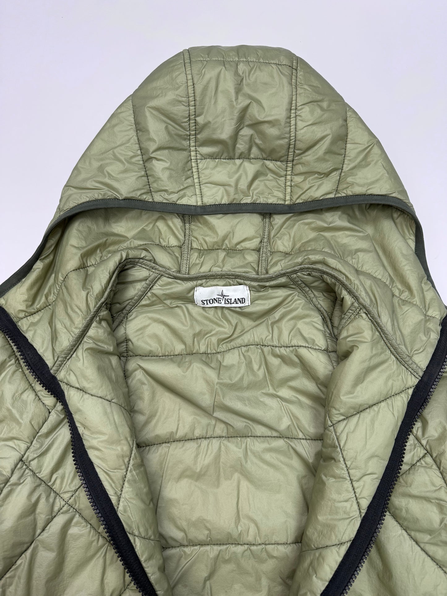 Stone island garment dyed padded jacket (M)
