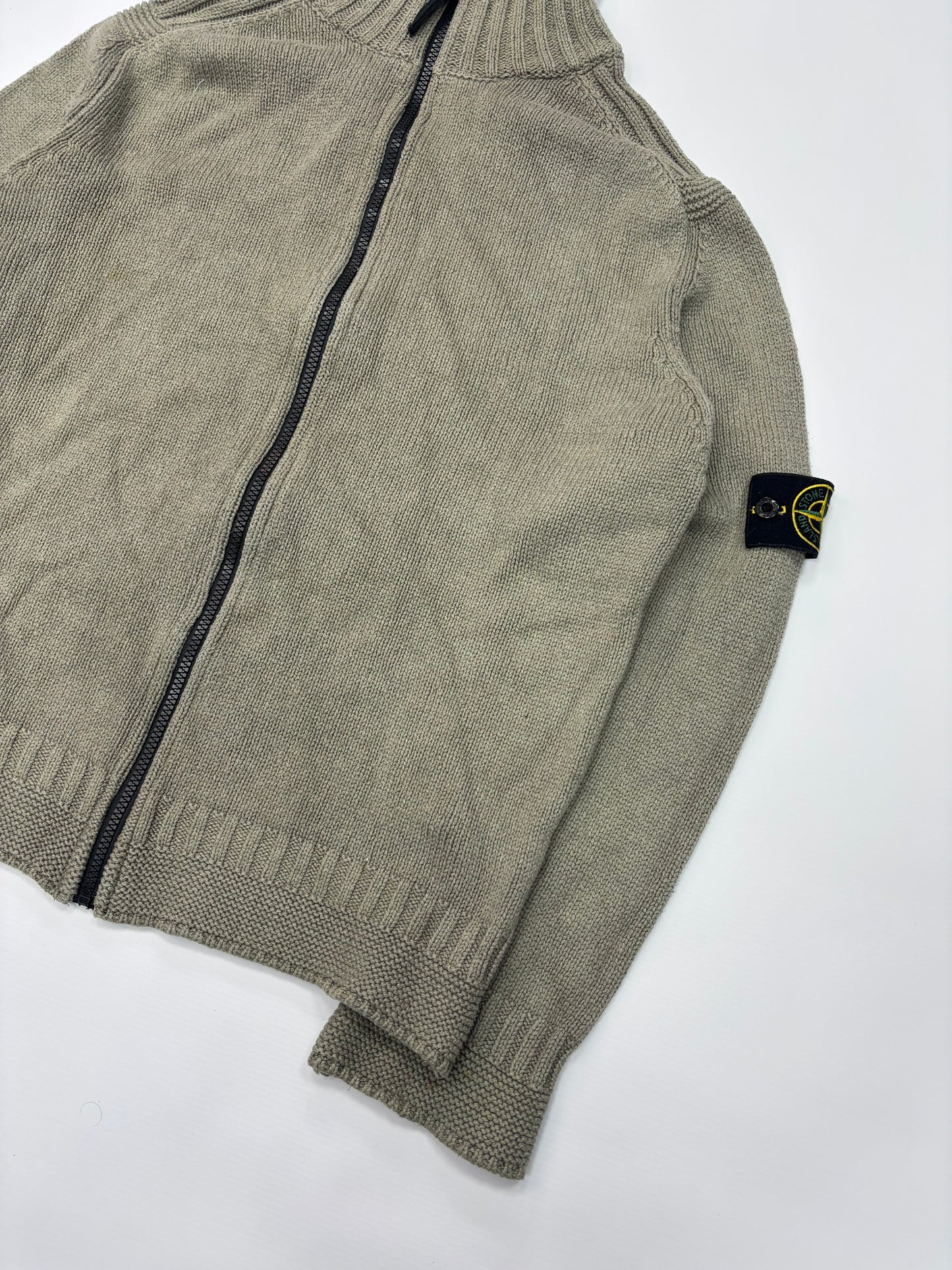 Stone island full zip knit (L)