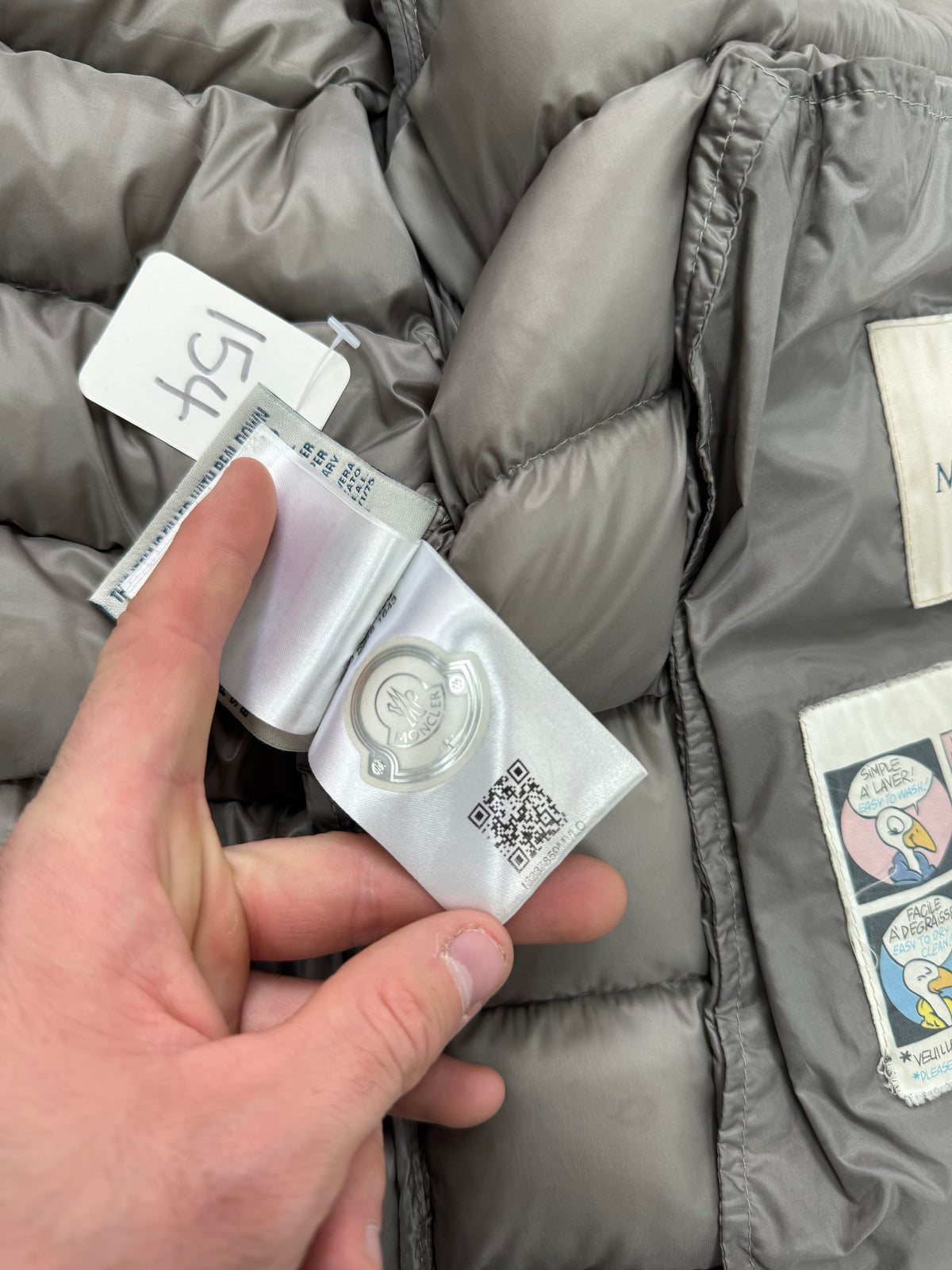 Moncler valance giubbotto down jacket (M)