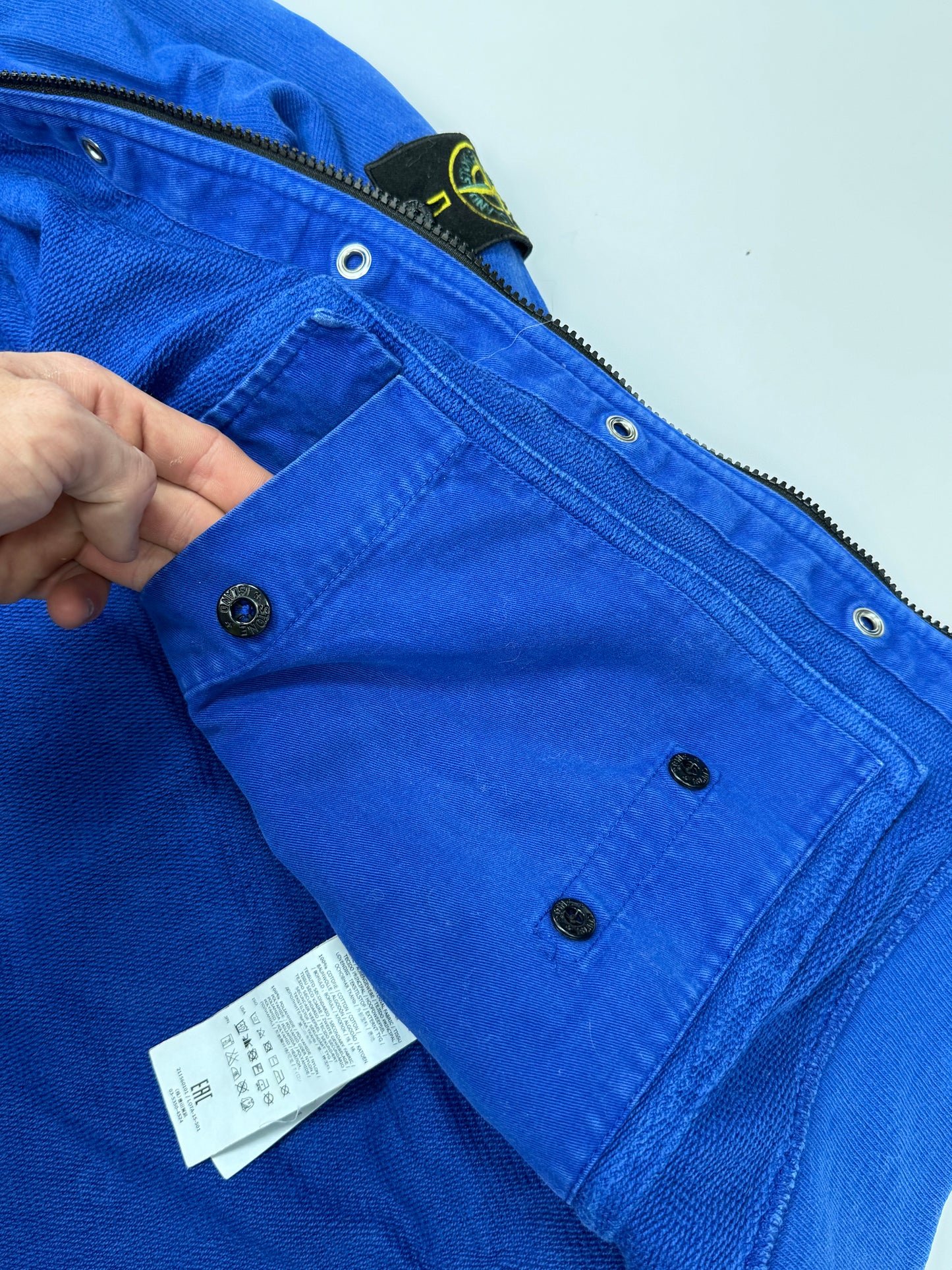 Stone island zip up hoodie (XL)