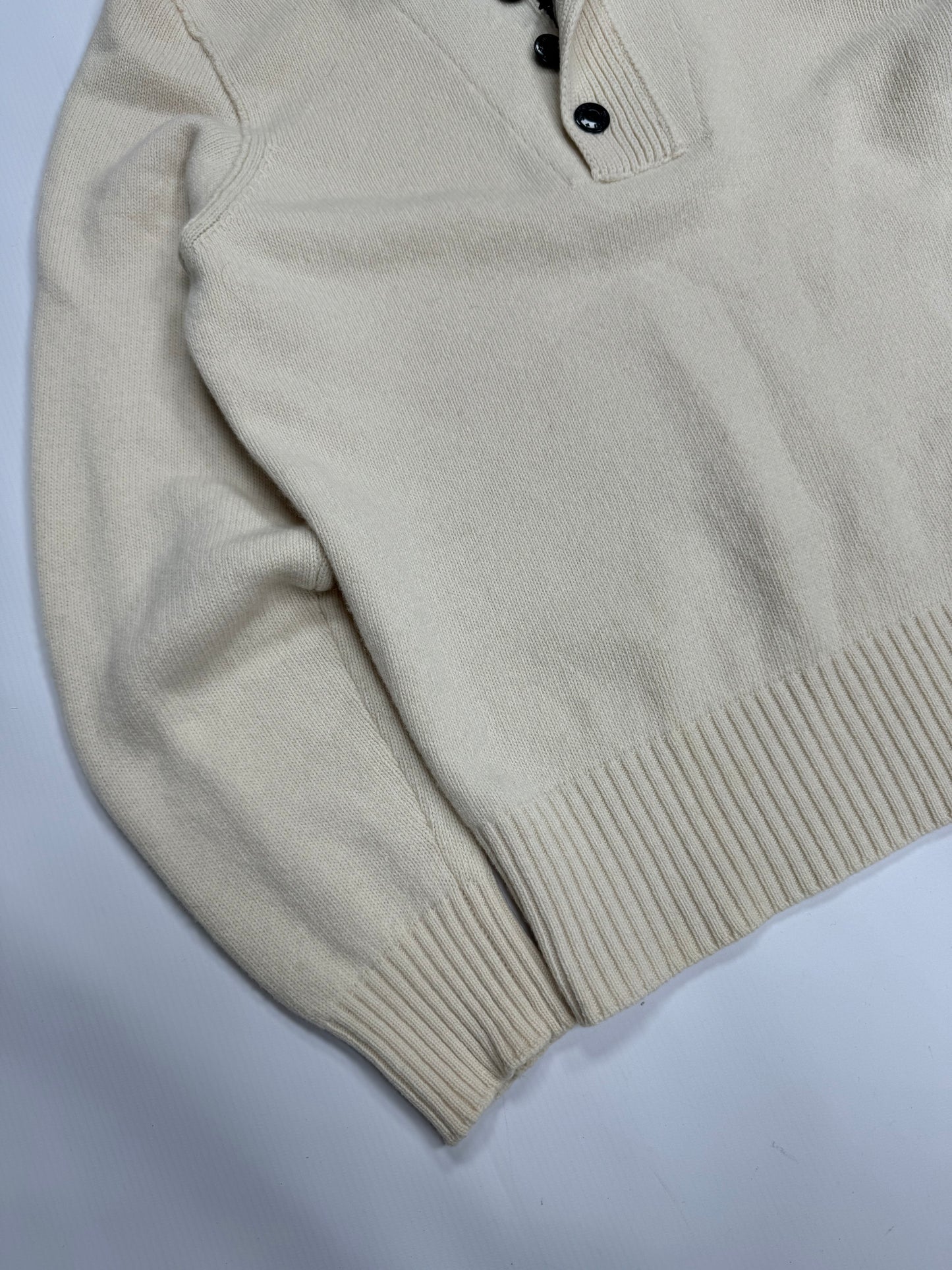 Stone island A/W 2010 quarter zip knit sweatshirt (M)