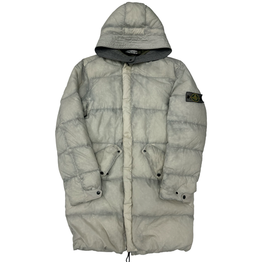 Stone island opaque A/W 2006 mesh badge down jacket (L)
