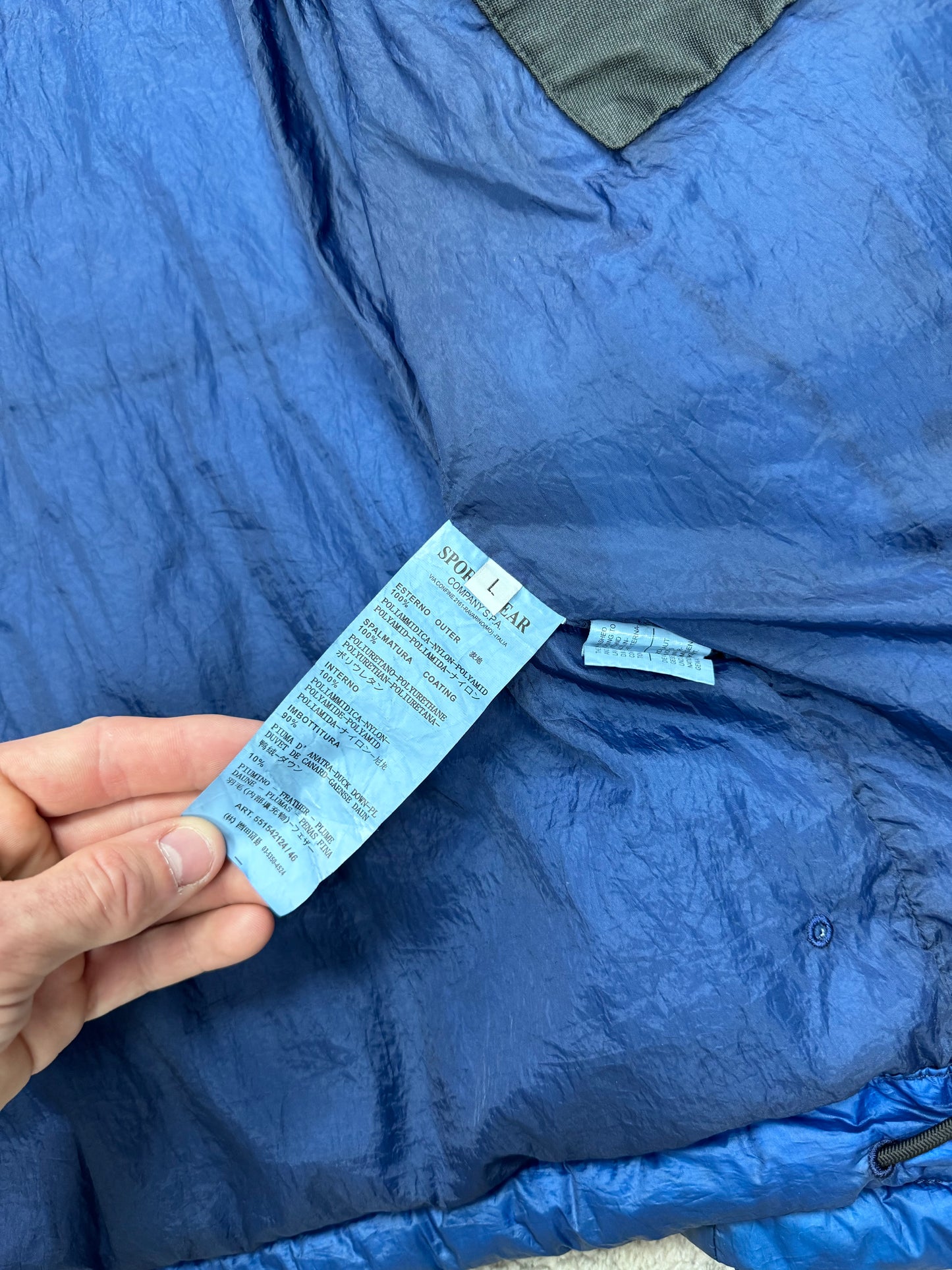 Stone island A/W 2011 goose down jacket (L)